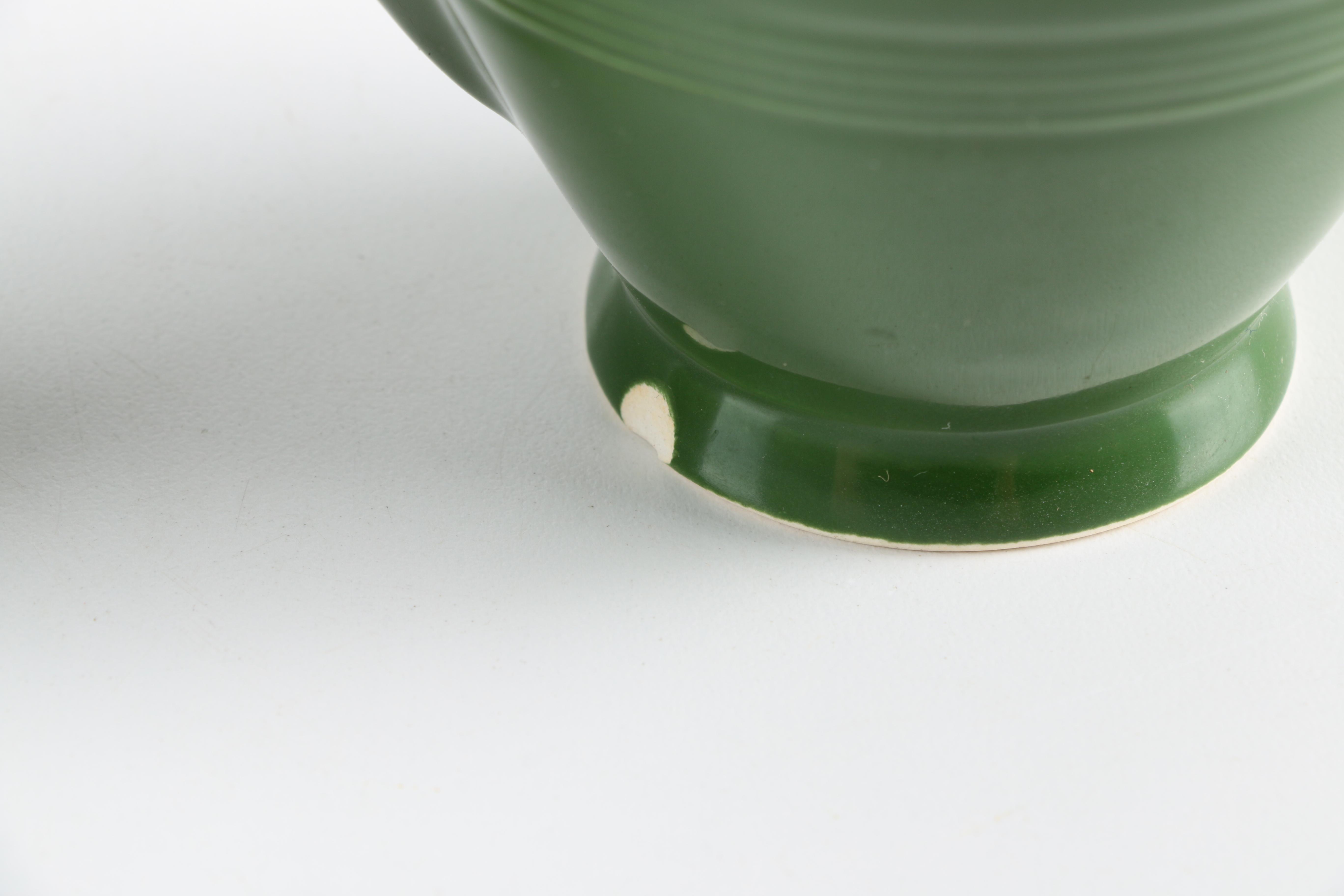 Vintage Homer Laughlin "Harlequin" Green Ceramic Tableware