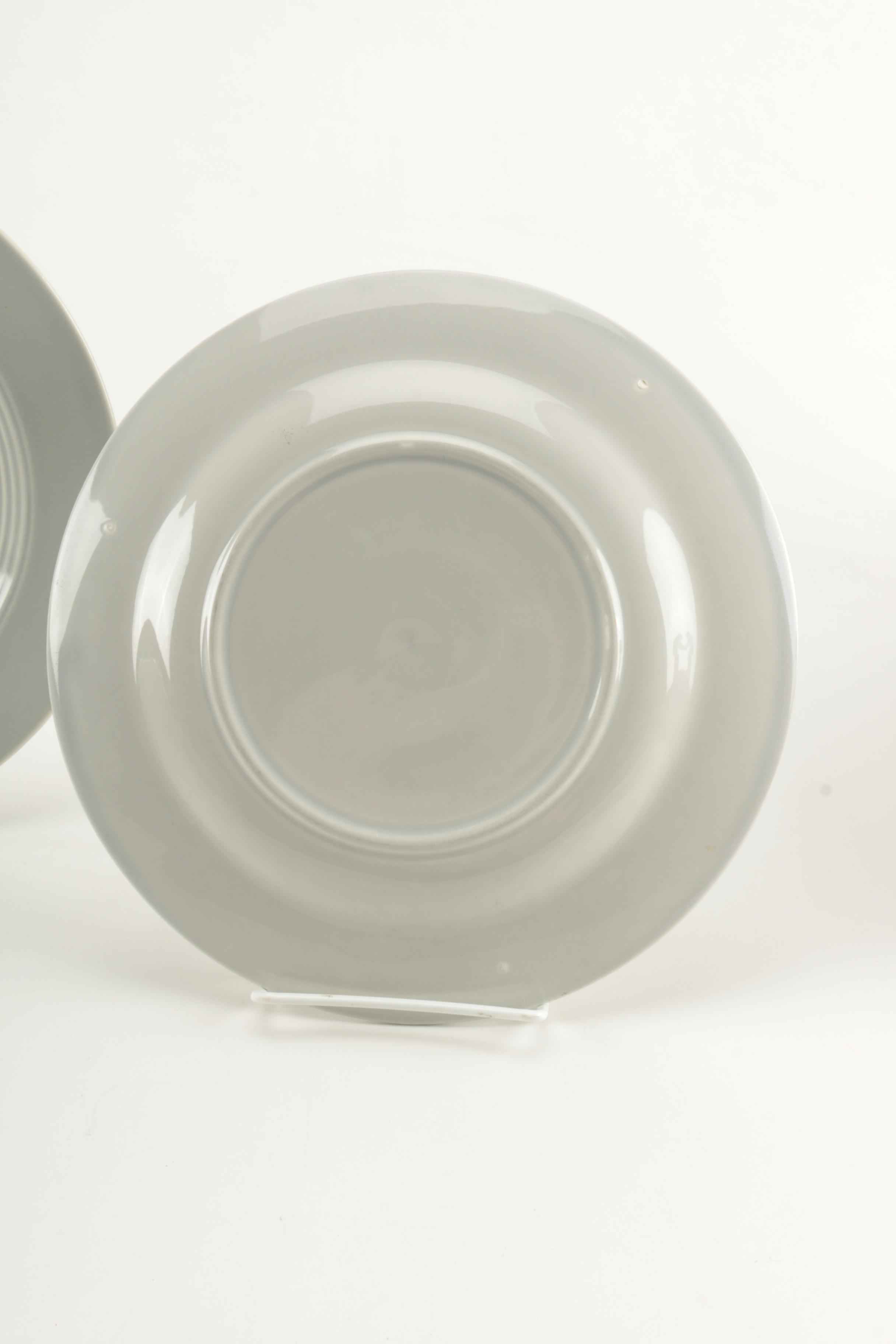 Vintage Harlequin Dinnerware in Grey