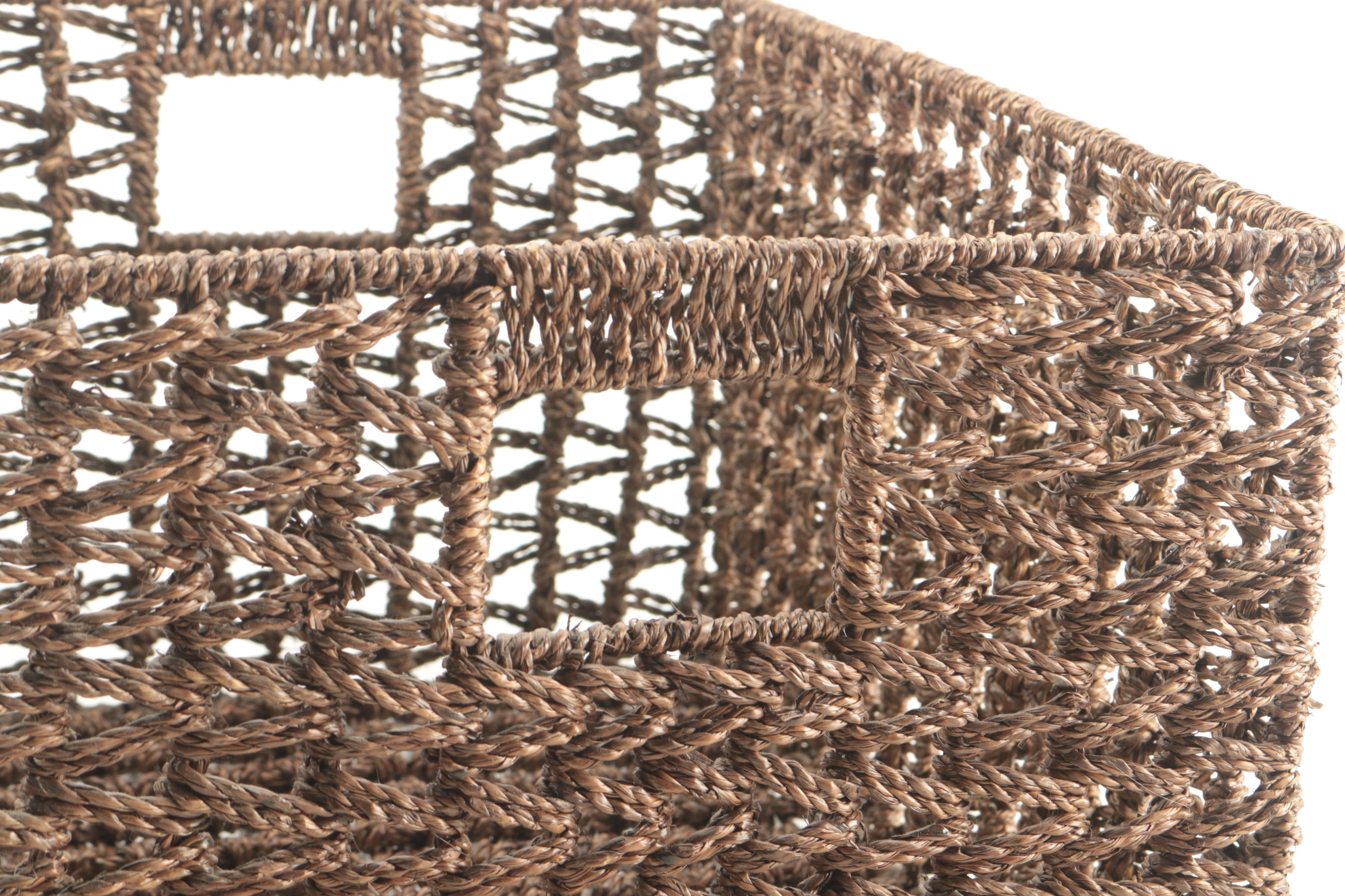 Woven Wicker Storage Baskets