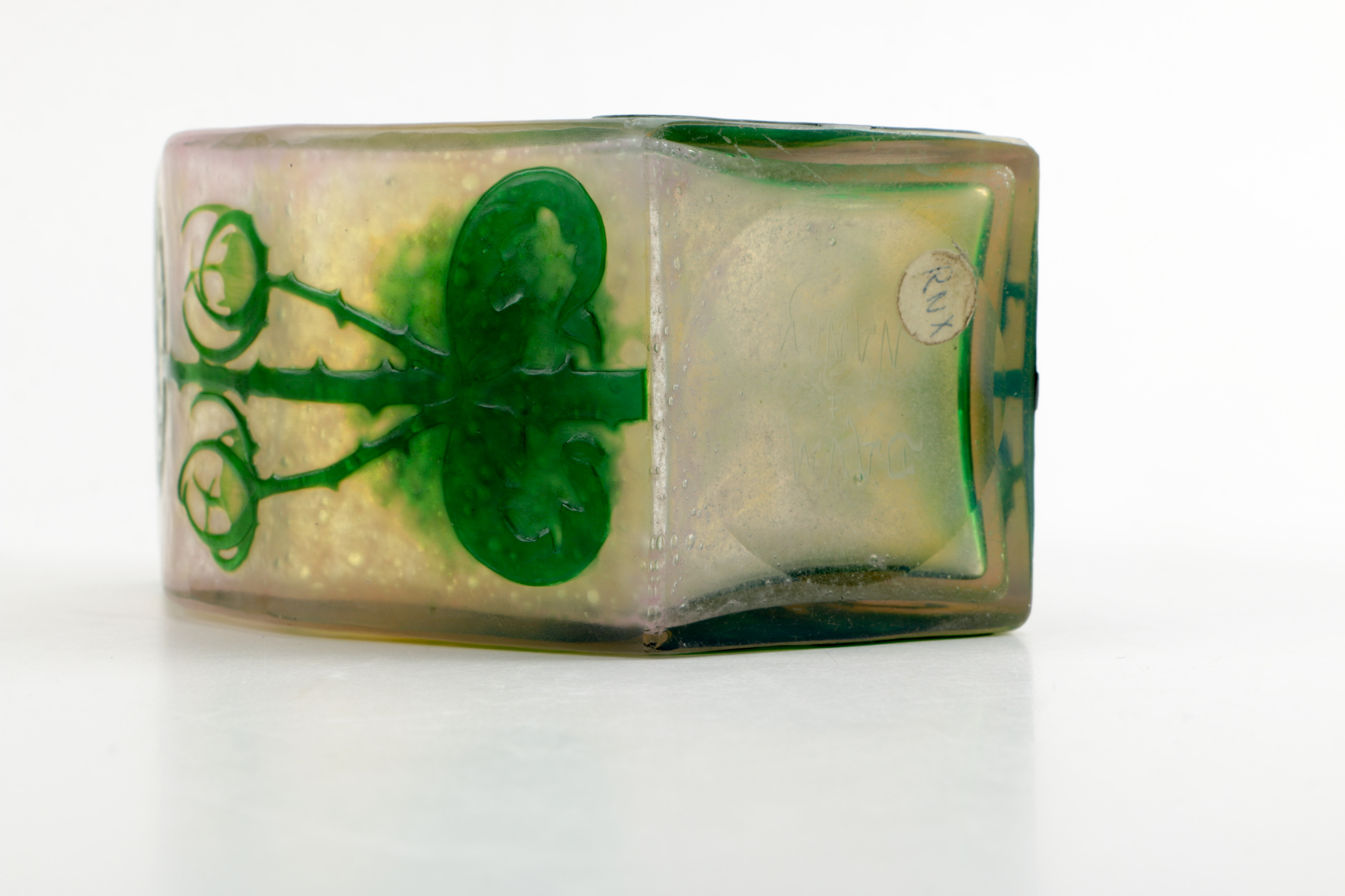 Circa 1900 Signed "Daum Nancy" Art Nouveau Cameo Glass Vase