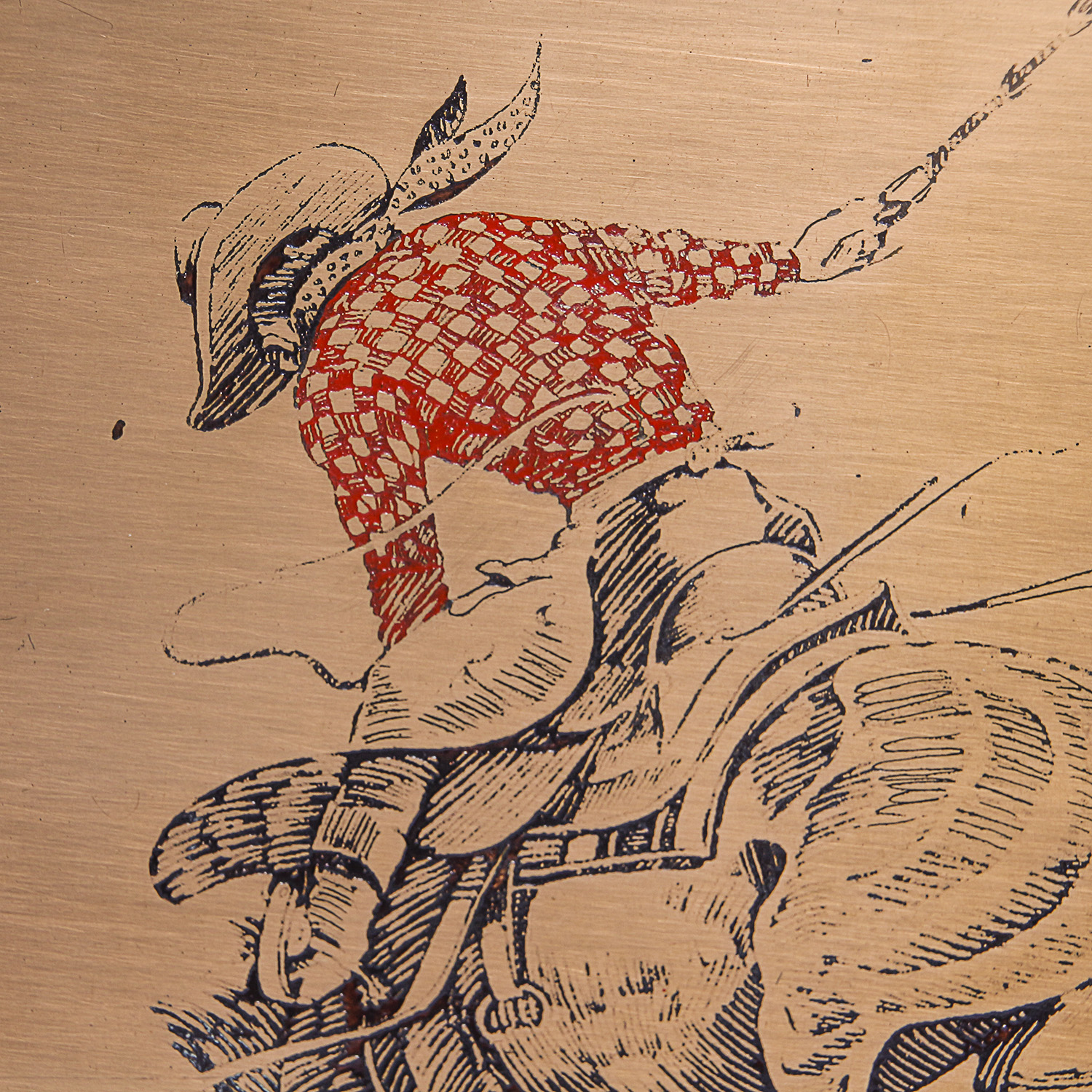 Pair of Tillman Goodan Framed Copper Plate Engravings