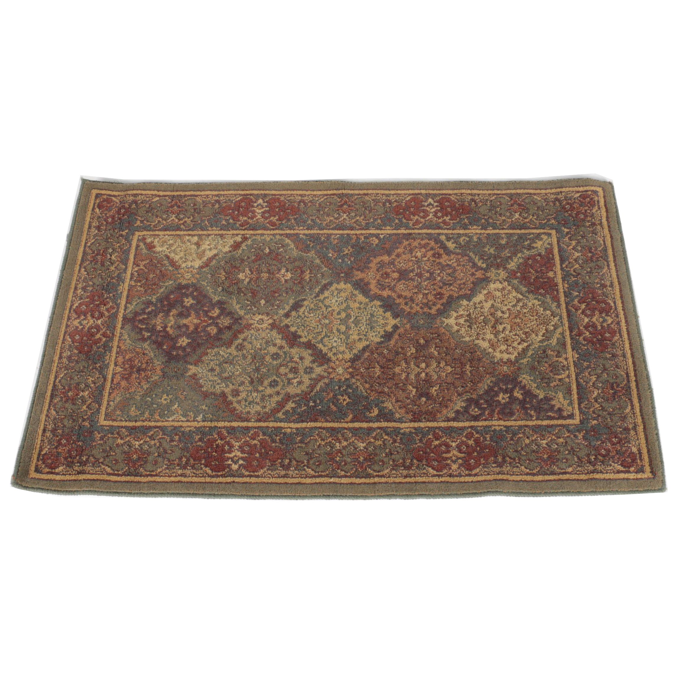Machine Made Bakhtiari-Style Accent Rug