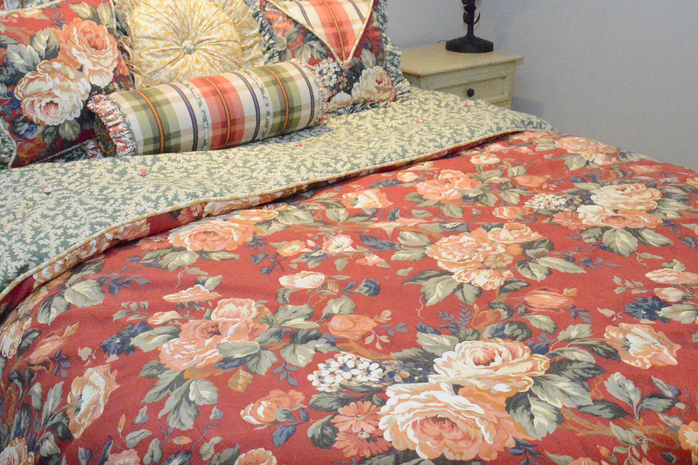 Floral Custom Queen Size Bedding