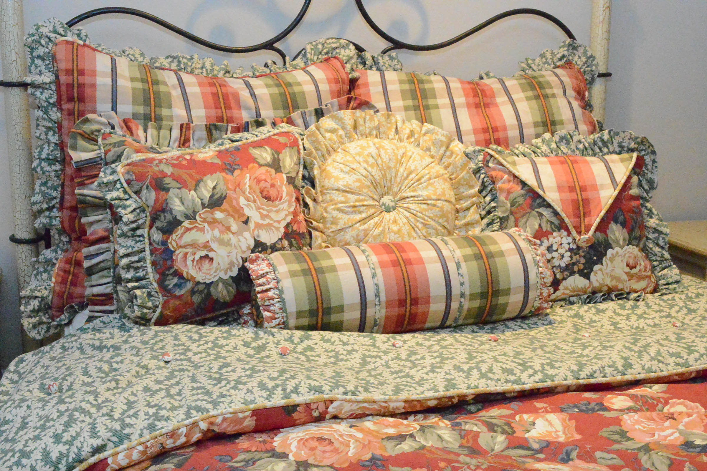 Floral Custom Queen Size Bedding