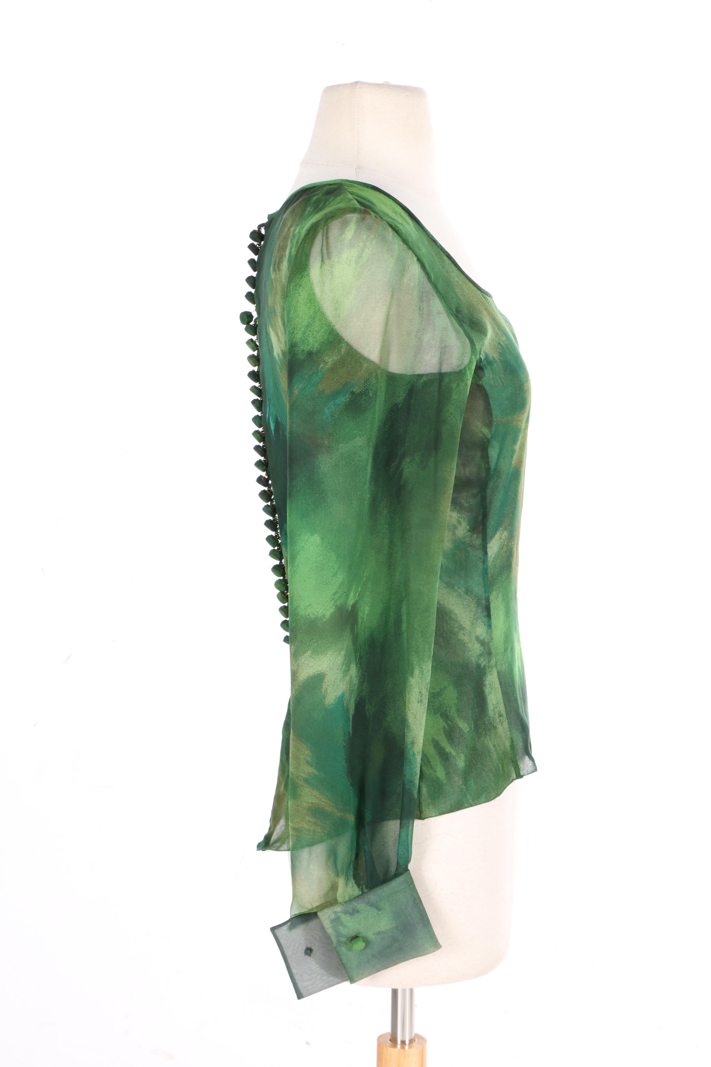 Christian Dior Haute Couture Sheer Blouse