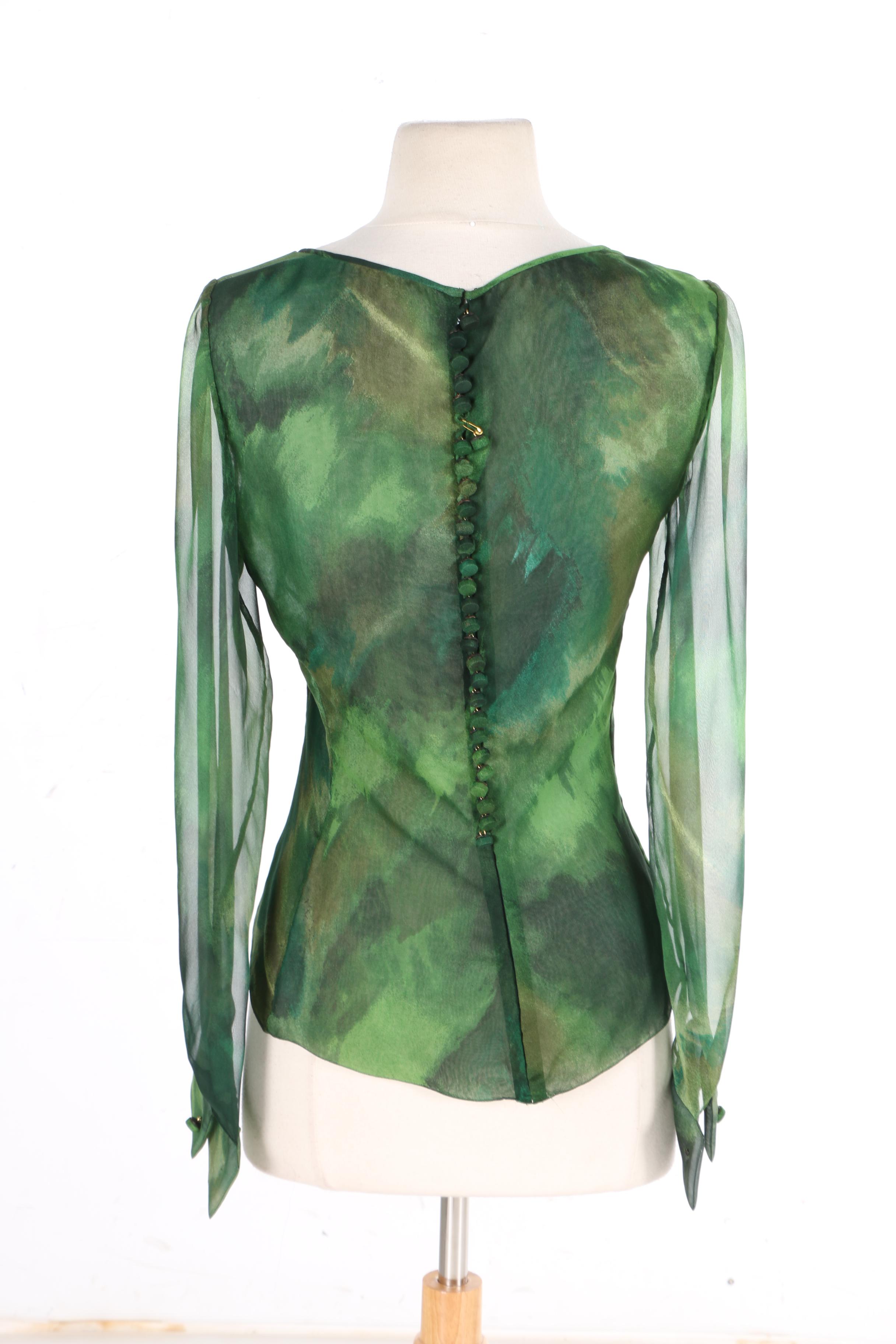 Christian Dior Haute Couture Sheer Blouse