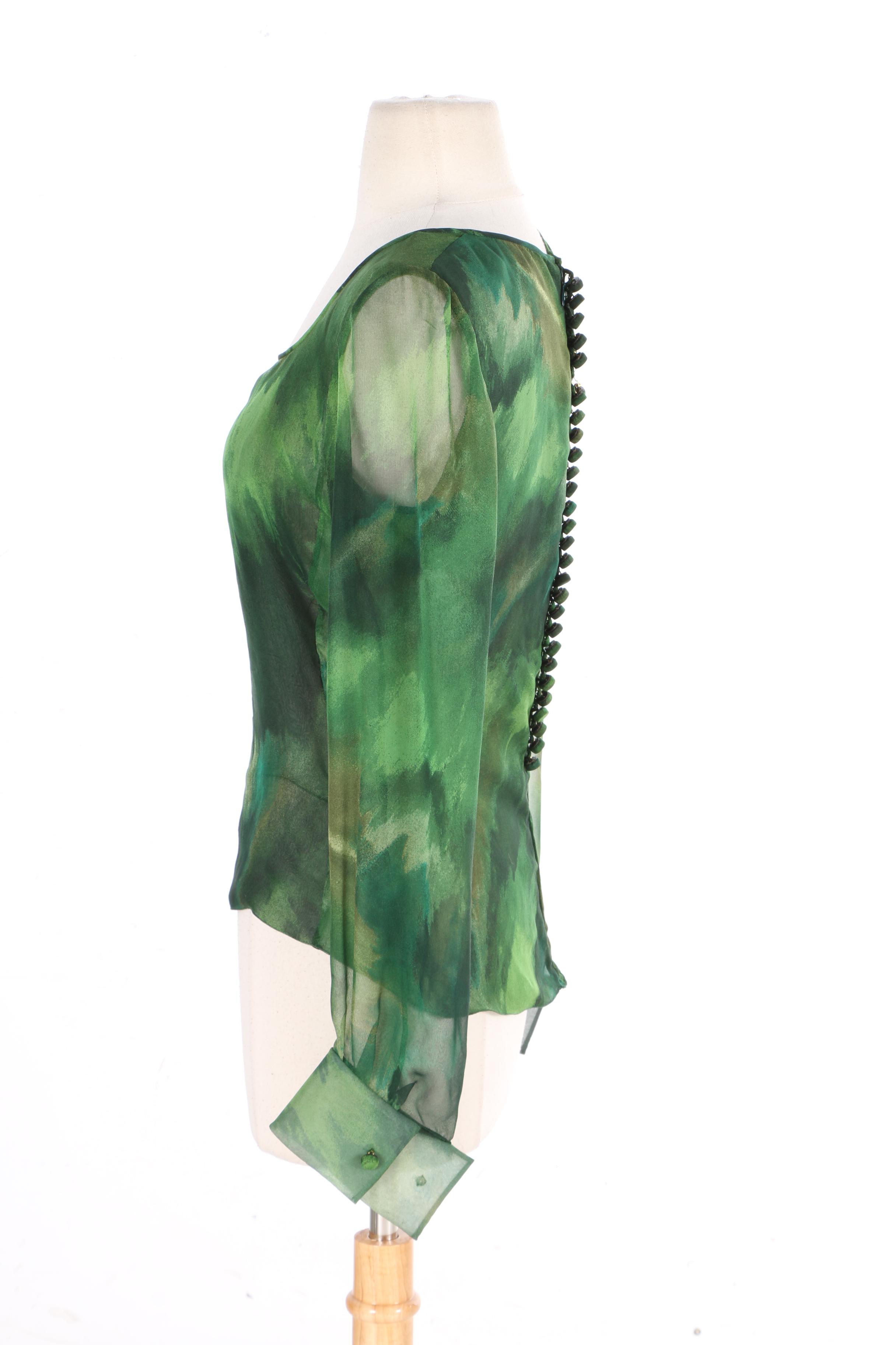 Christian Dior Haute Couture Sheer Blouse