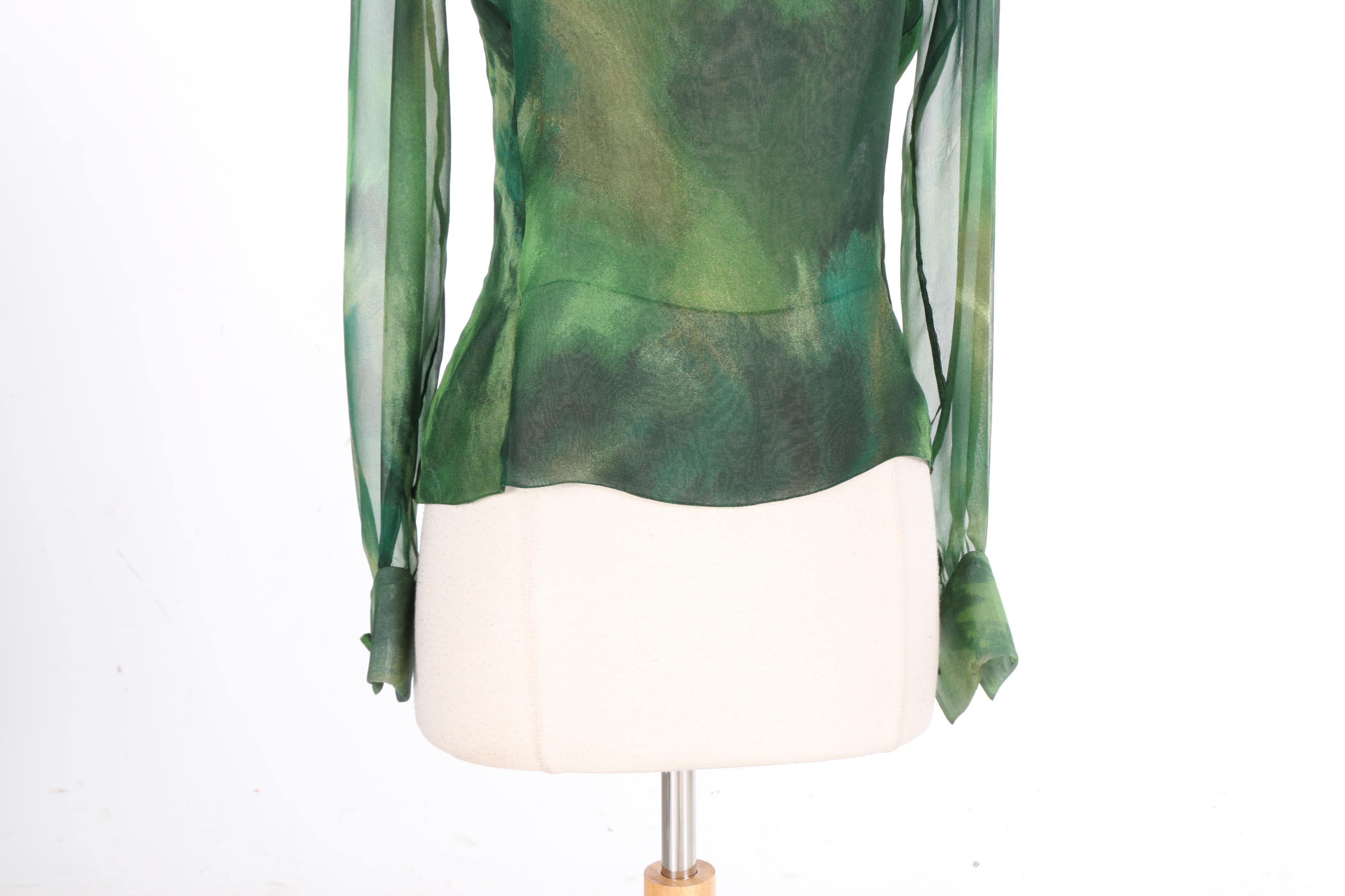 Christian Dior Haute Couture Sheer Blouse
