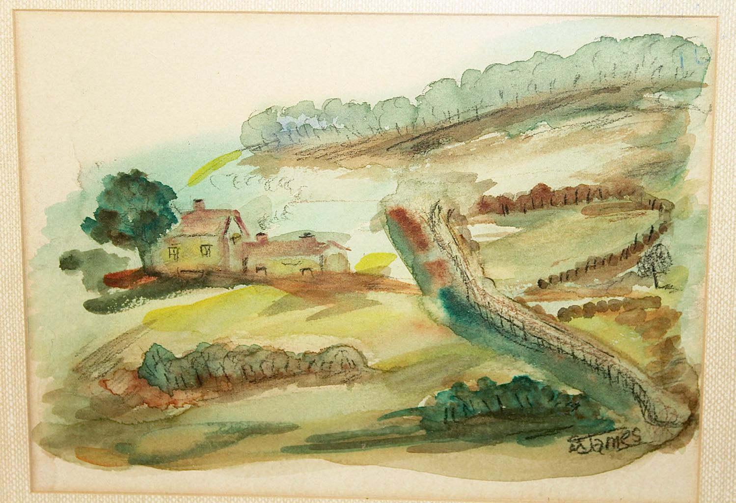 Collection of C.M. James "Harper's Ferry" Watercolor Paintings