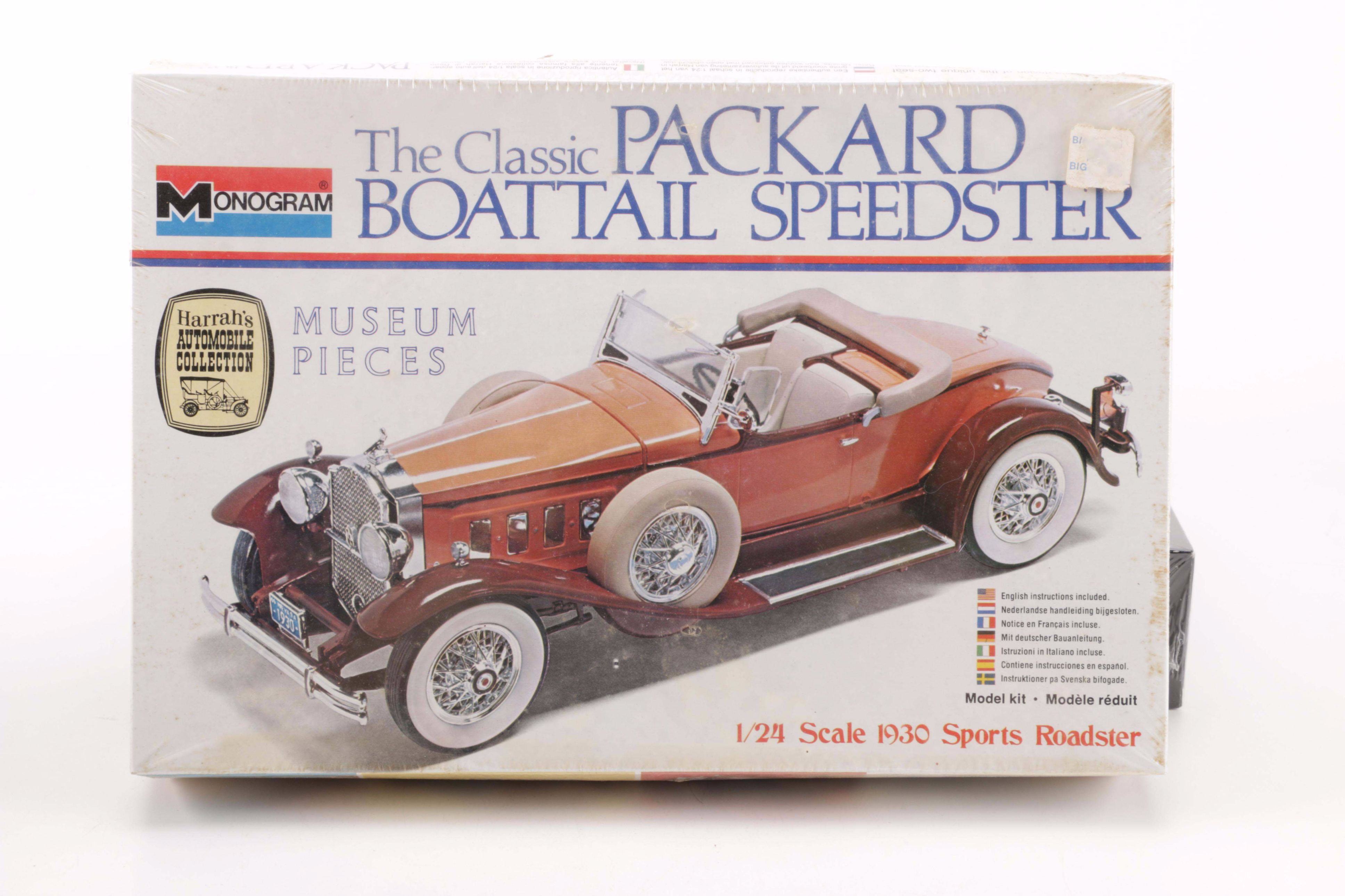 Assorted Model Car Kits Including Monogram, Lindberg, and AMT