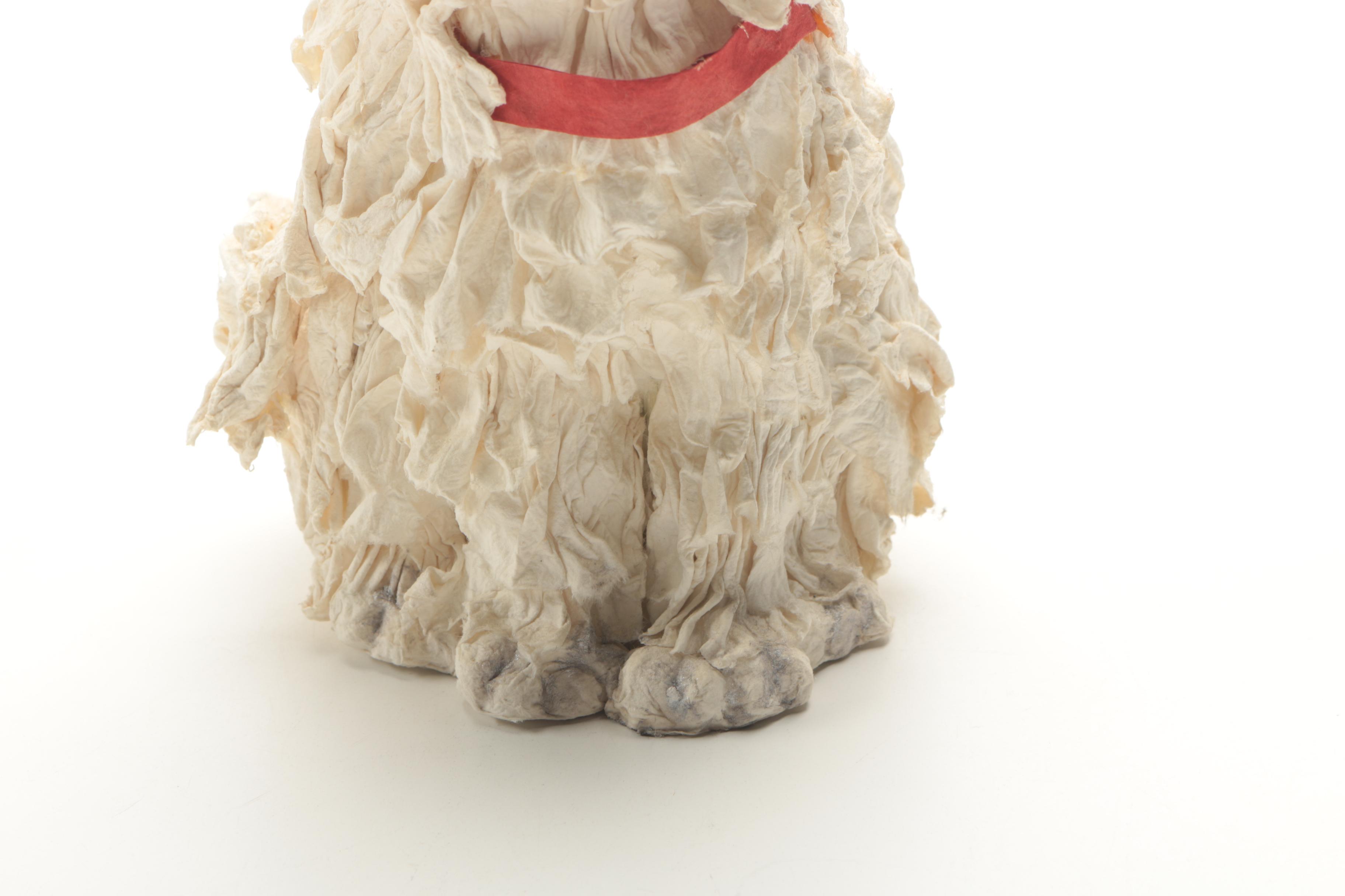 Cat Sculpture Made of Paper