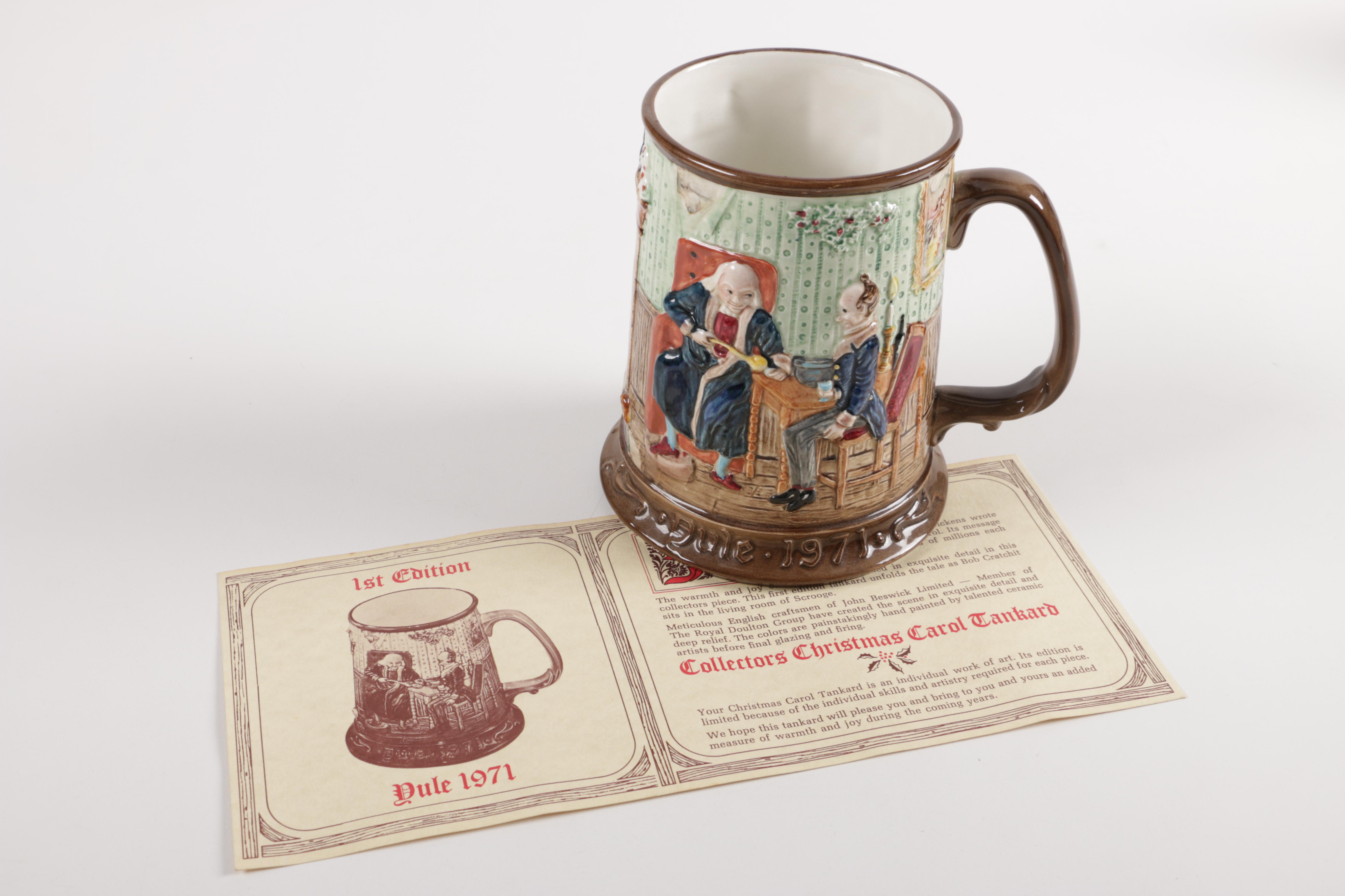 Royal Doulton Christmas Carol Tankards