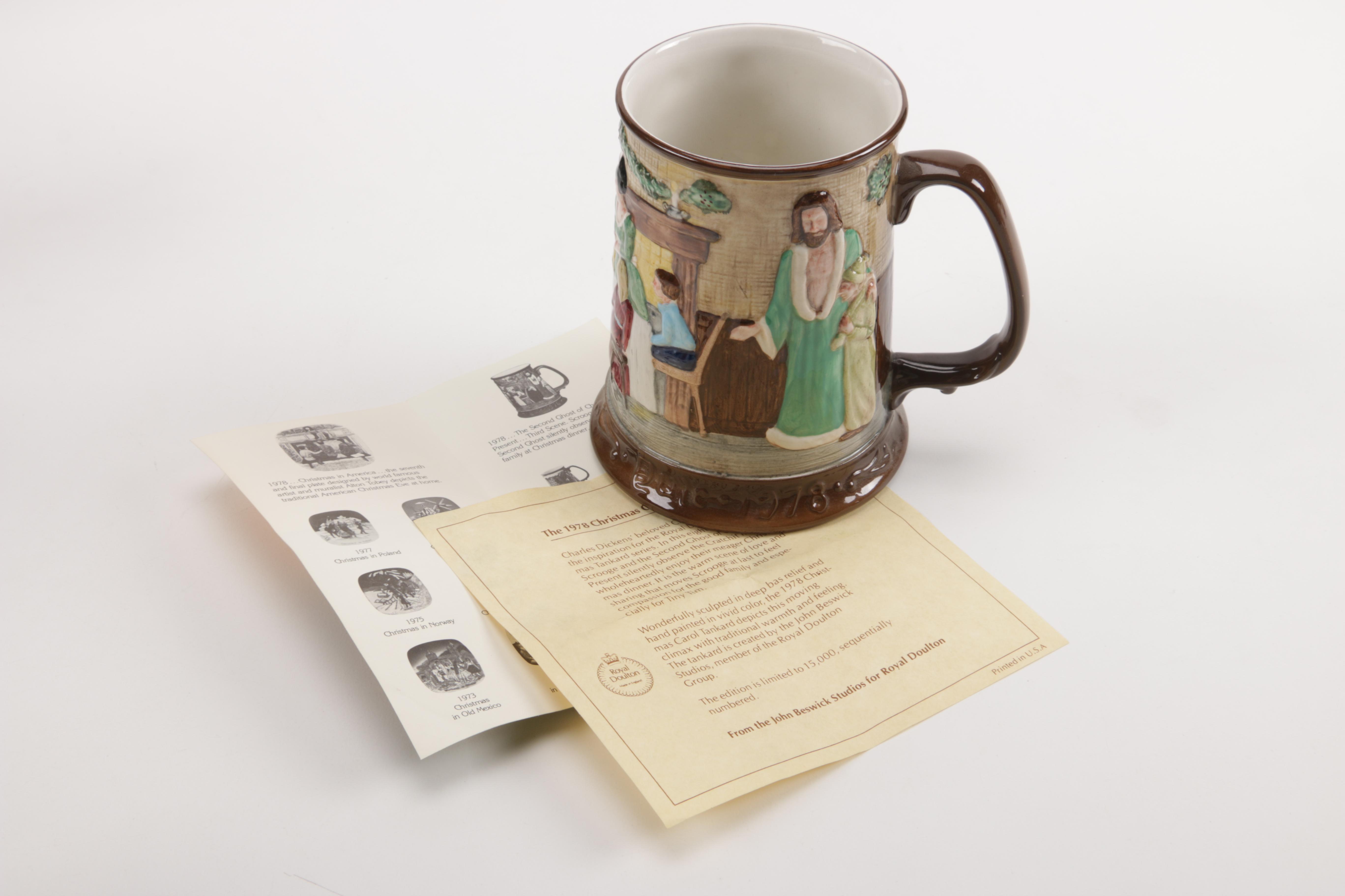 Royal Doulton Christmas Carol Tankards