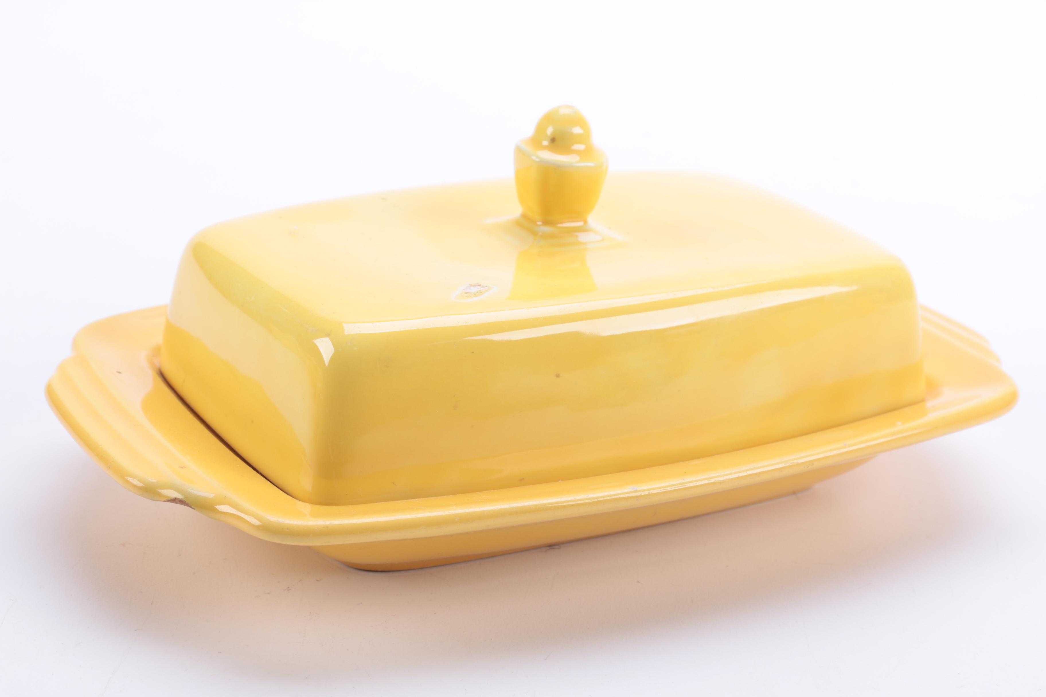 Vintage Homer Laughlin "Harlequin Yellow" Ceramic Tableware