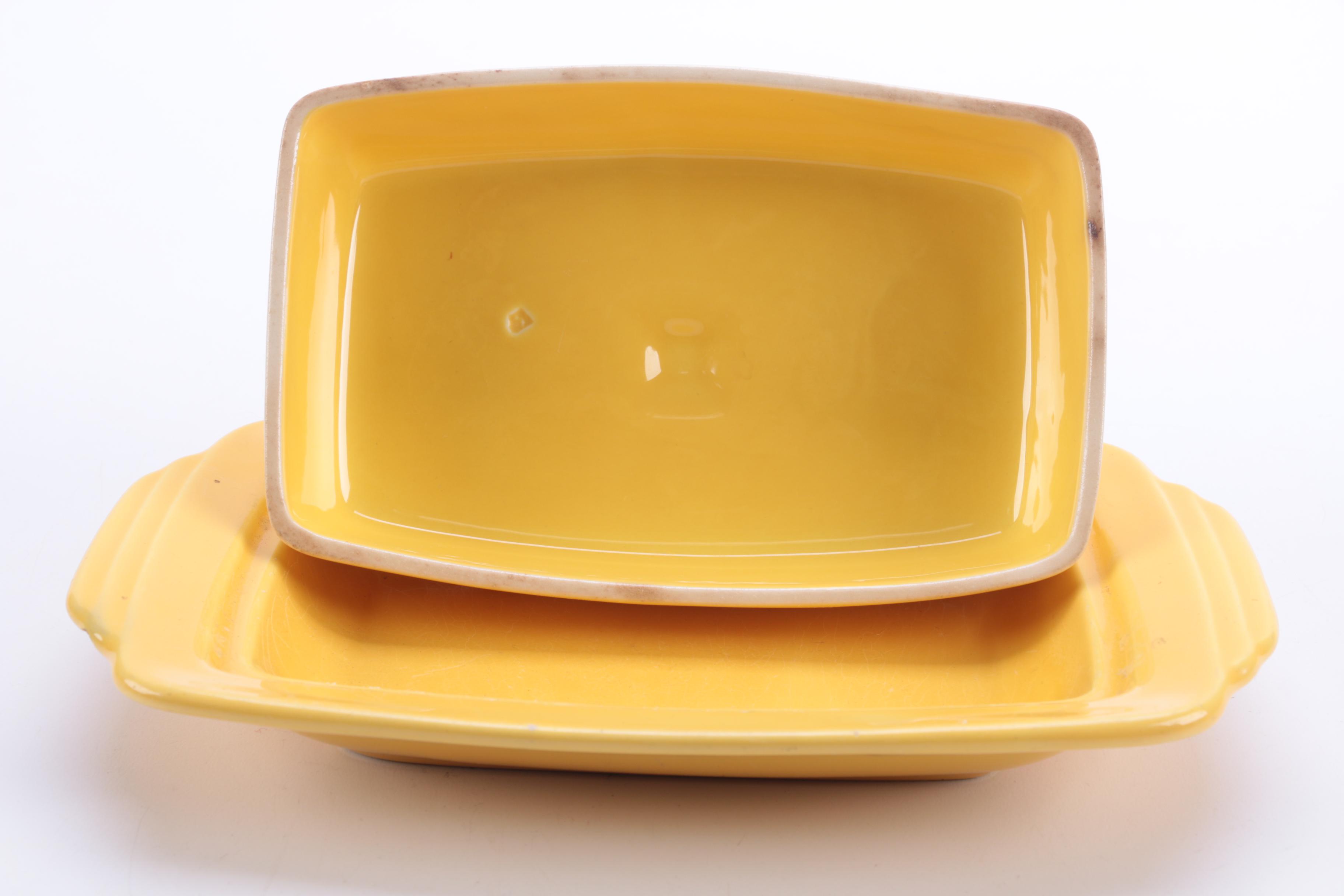 Vintage Homer Laughlin "Harlequin Yellow" Ceramic Tableware