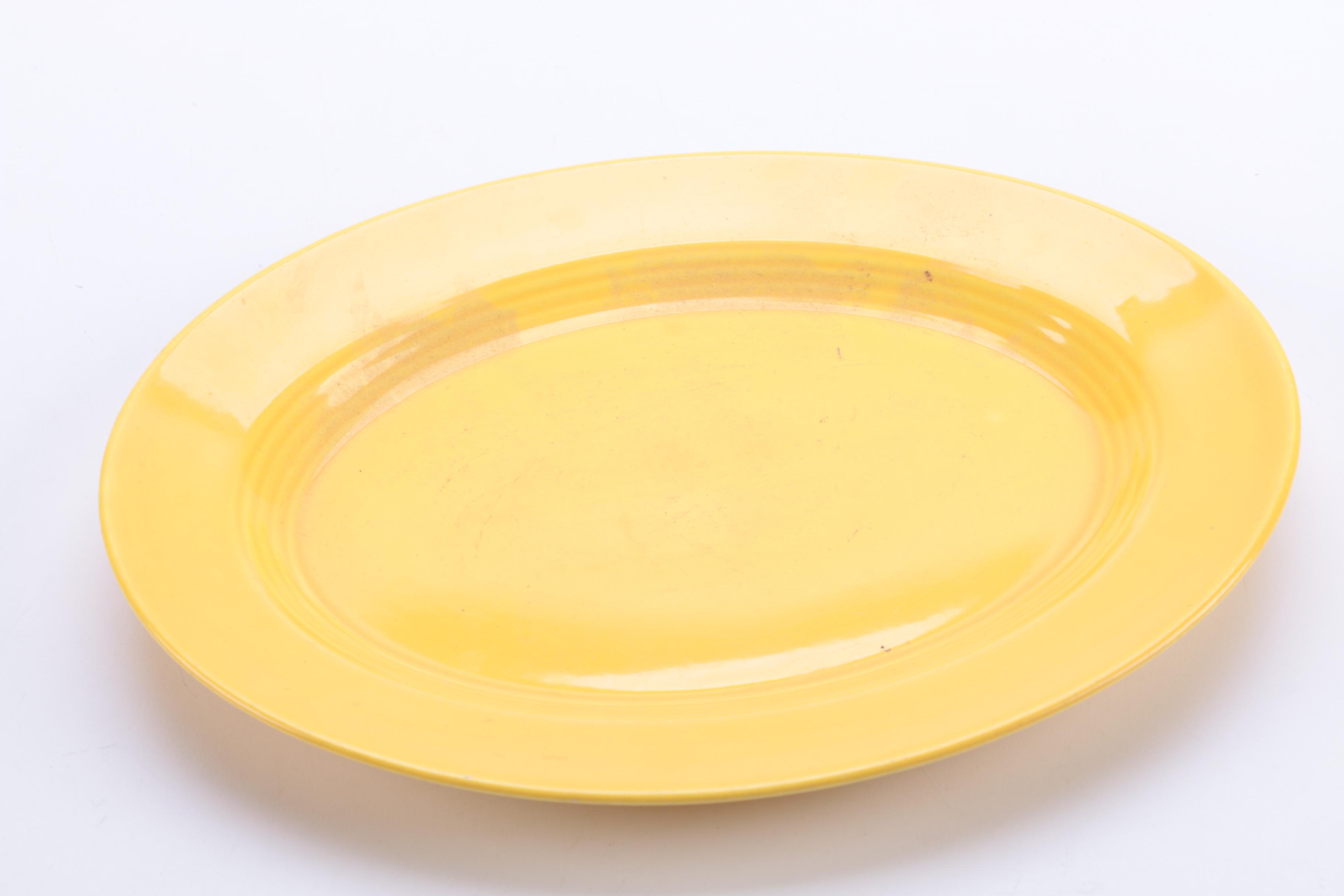 Vintage Homer Laughlin "Harlequin Yellow" Ceramic Tableware