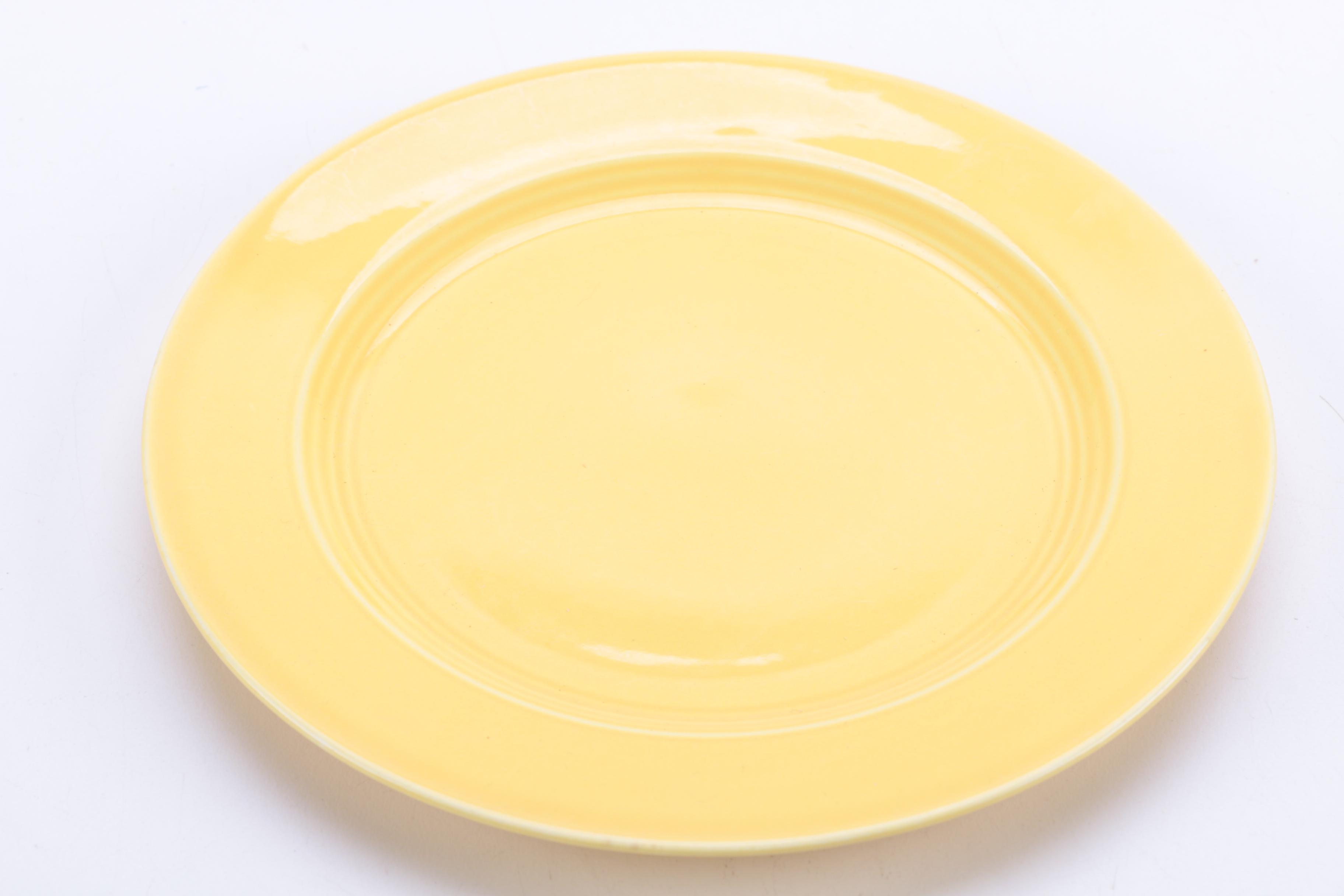 Vintage Homer Laughlin "Harlequin Yellow" Ceramic Tableware