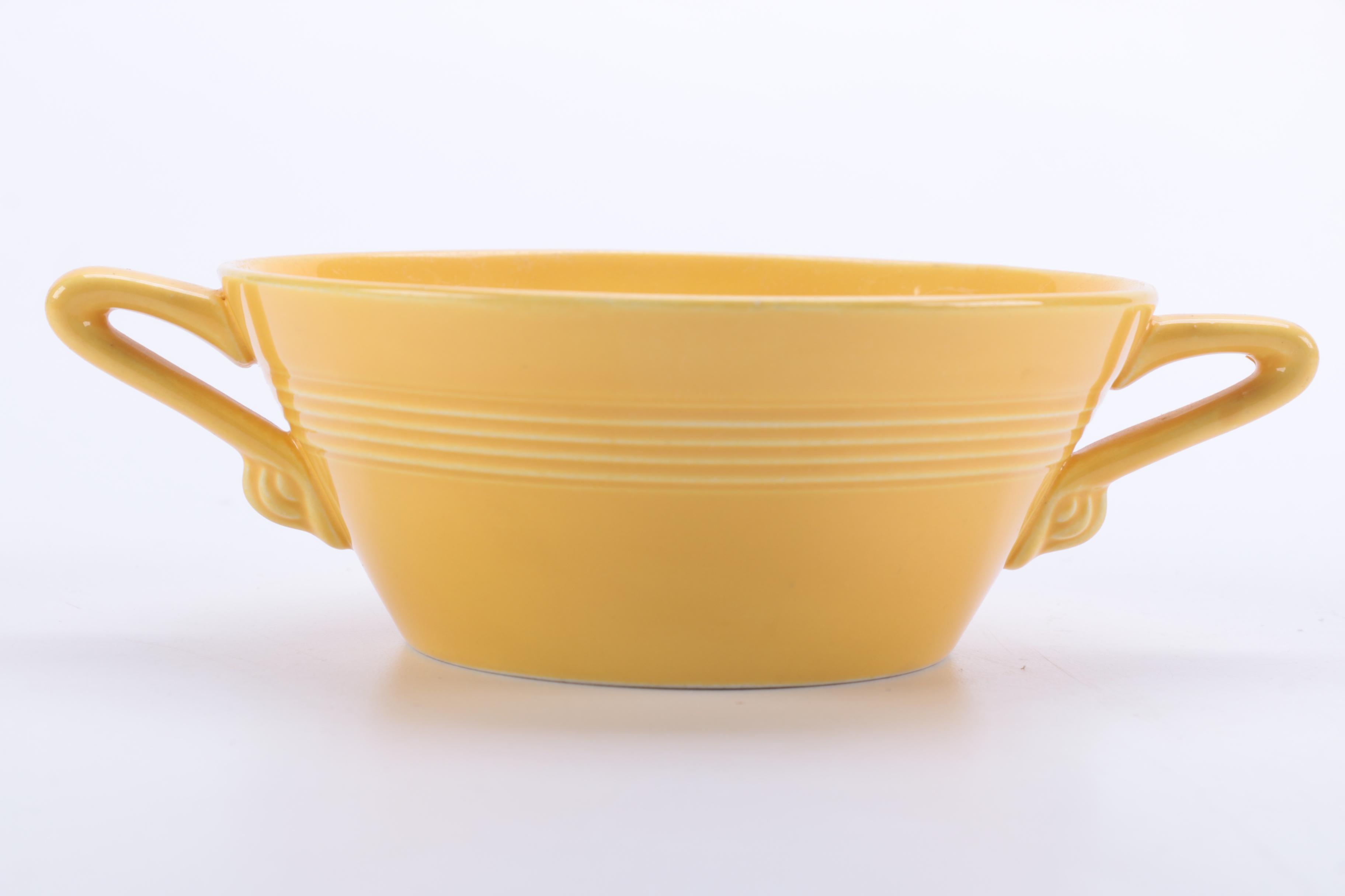 Vintage Homer Laughlin "Harlequin Yellow" Ceramic Tableware