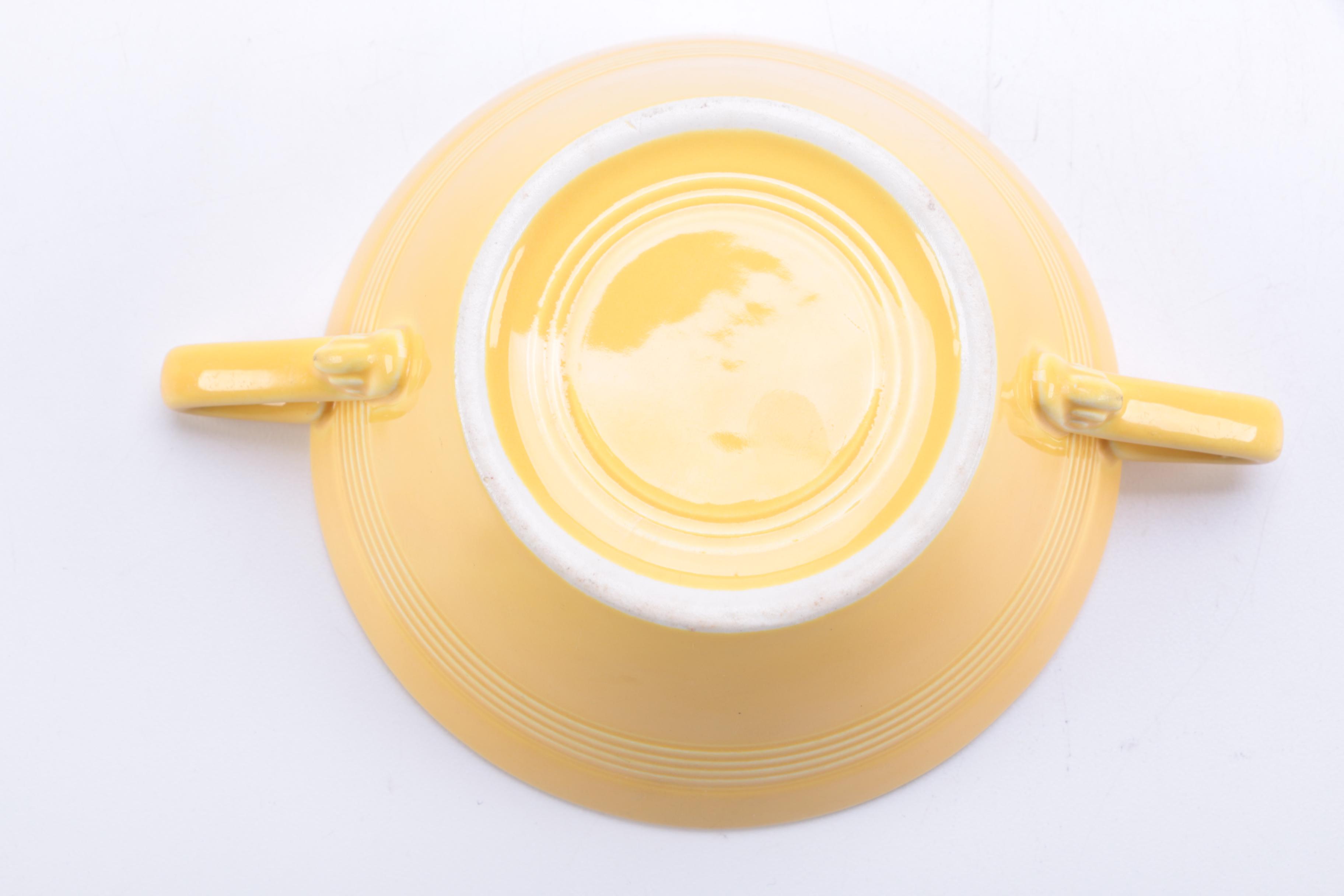 Vintage Homer Laughlin "Harlequin Yellow" Ceramic Tableware