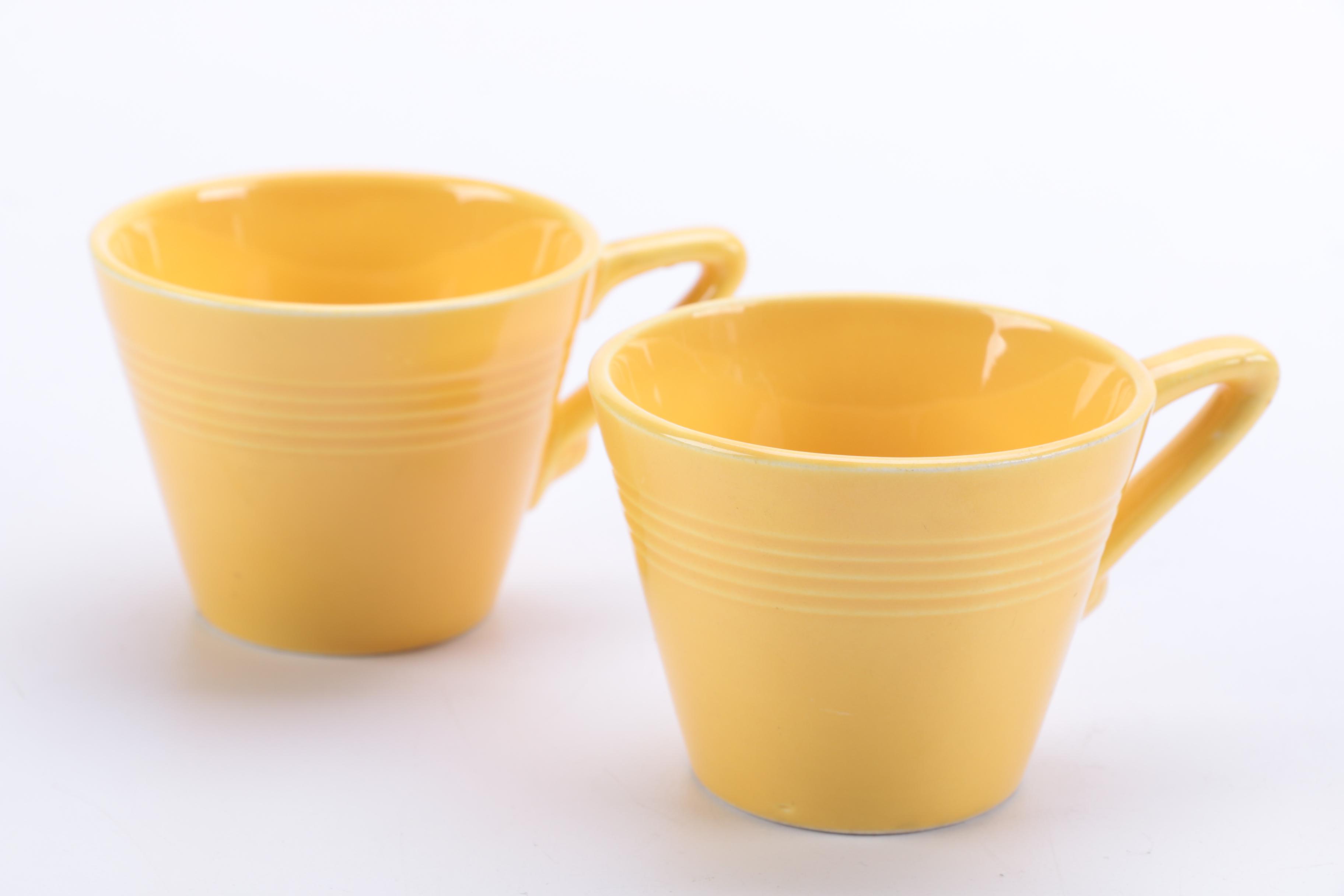 Vintage Homer Laughlin "Harlequin Yellow" Ceramic Tableware