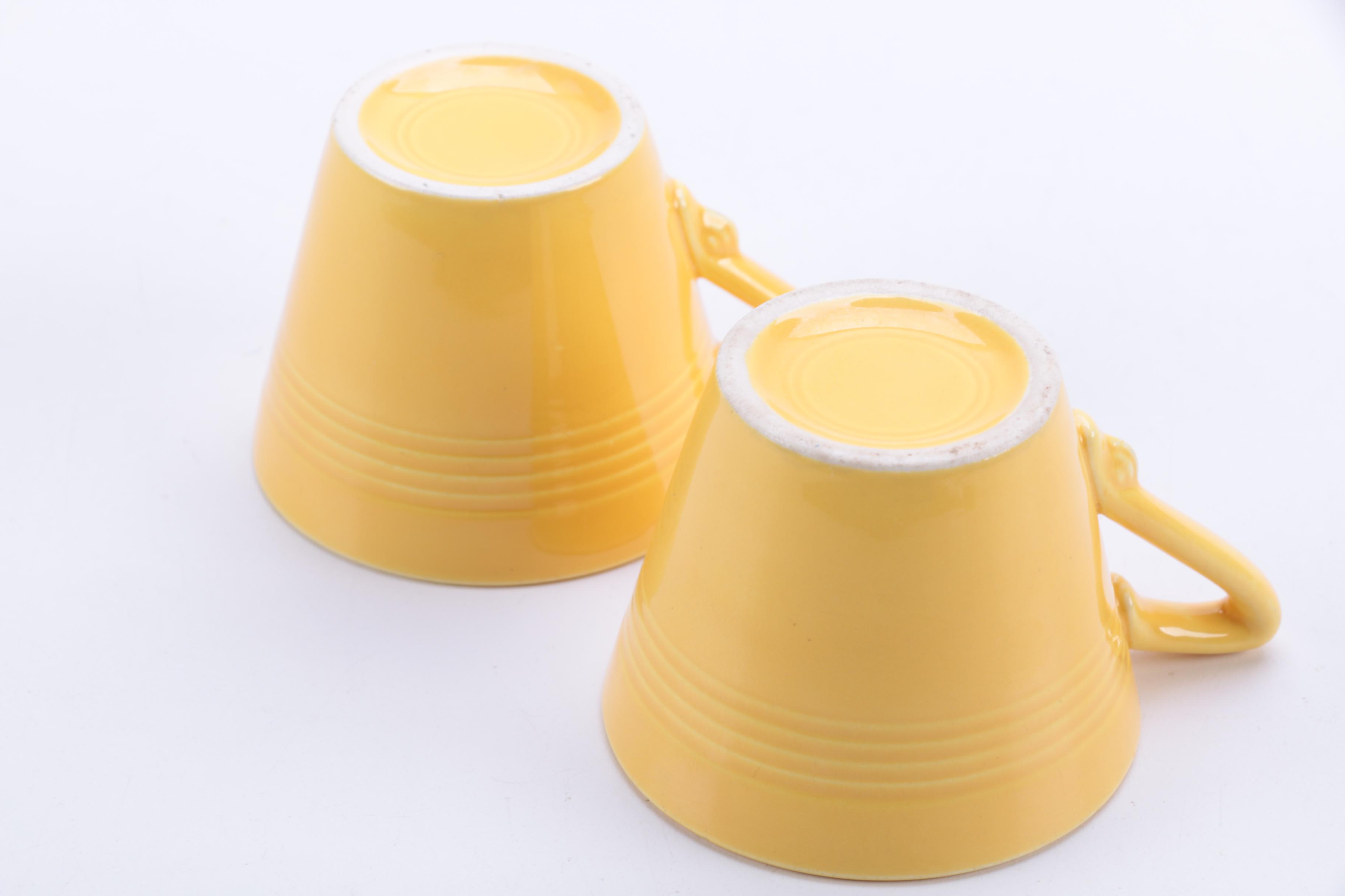 Vintage Homer Laughlin "Harlequin Yellow" Ceramic Tableware