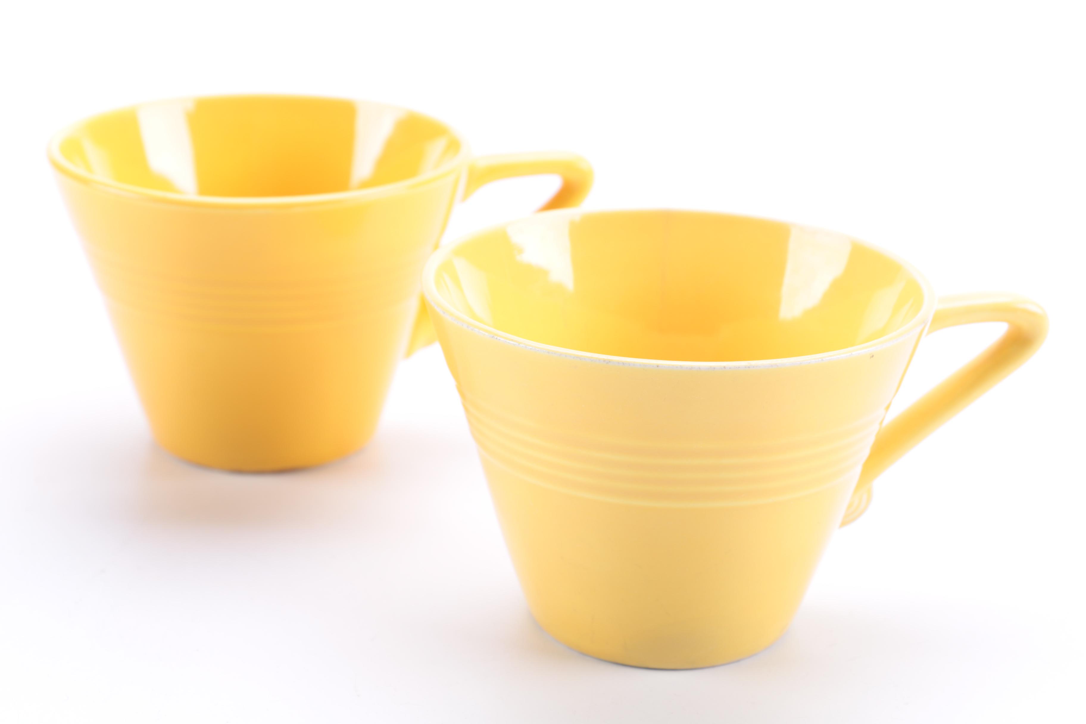 Vintage Homer Laughlin "Harlequin Yellow" Ceramic Tableware