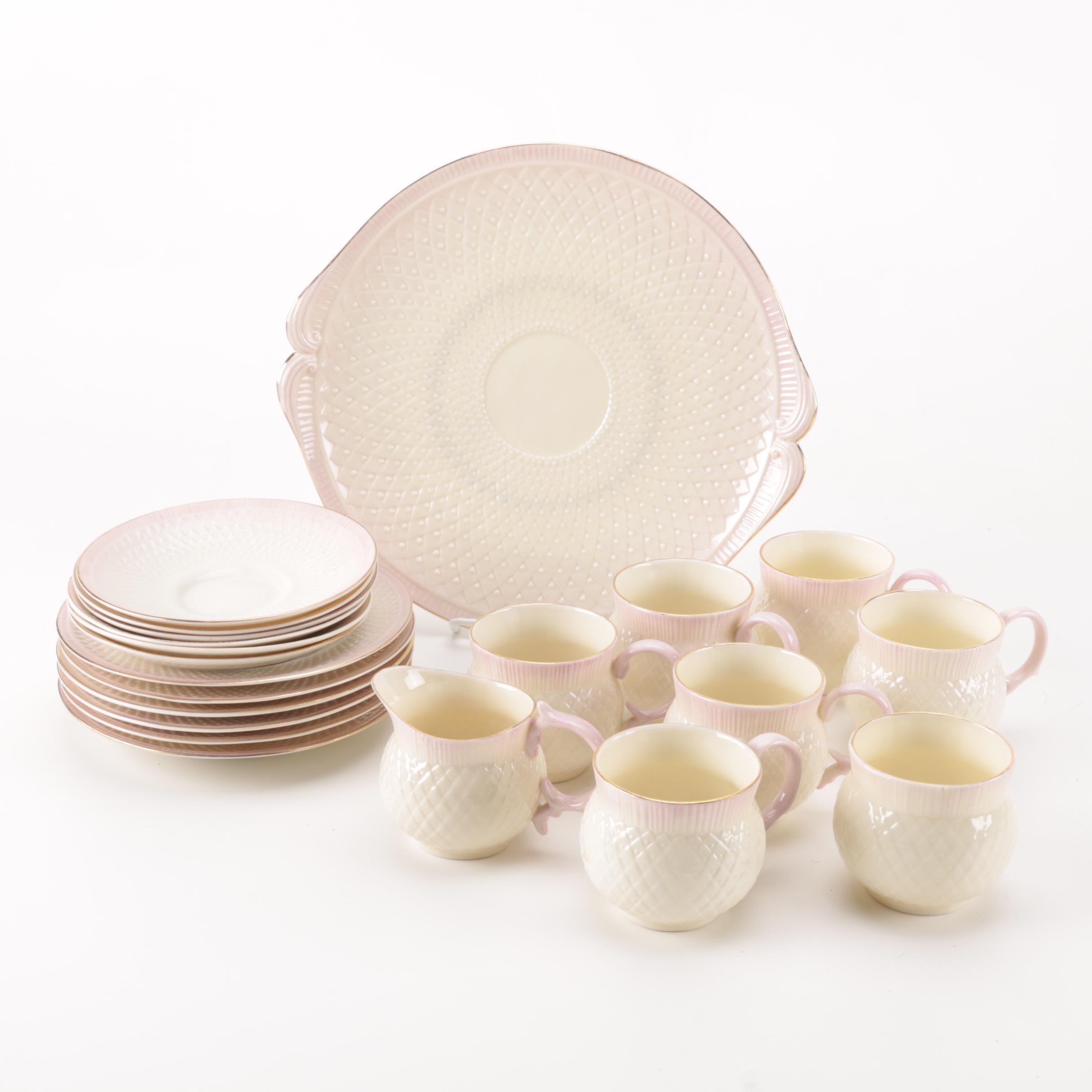 Belleek "Thistle" China Set