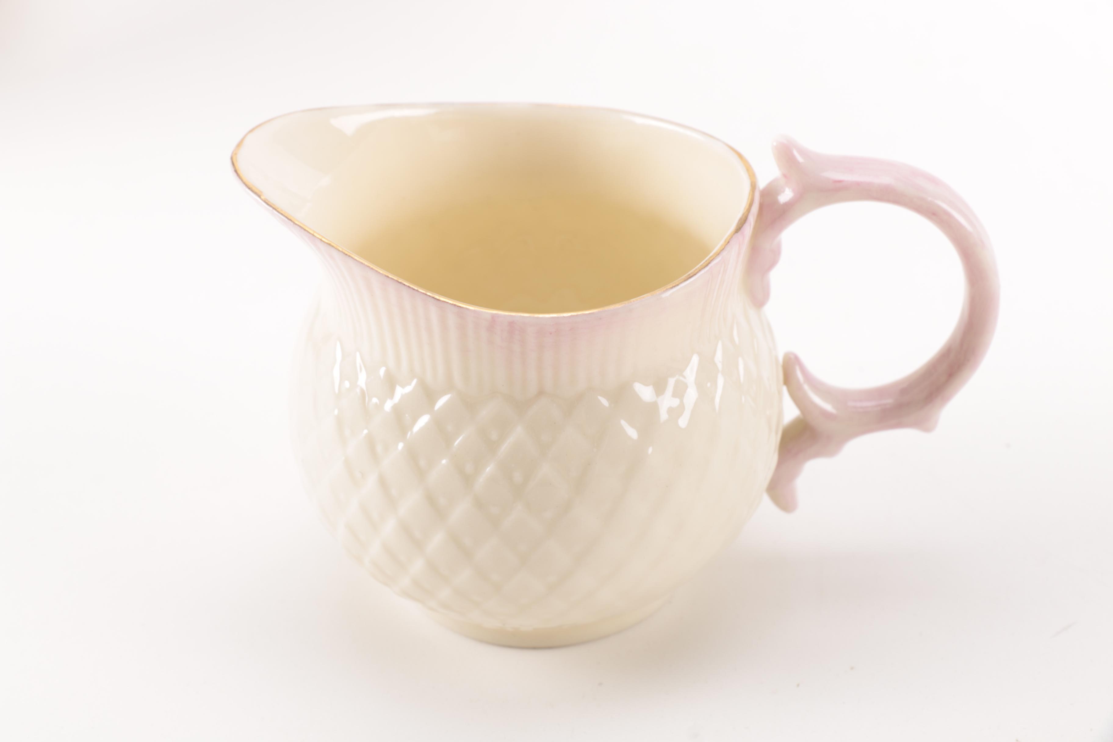 Belleek "Thistle" China Set