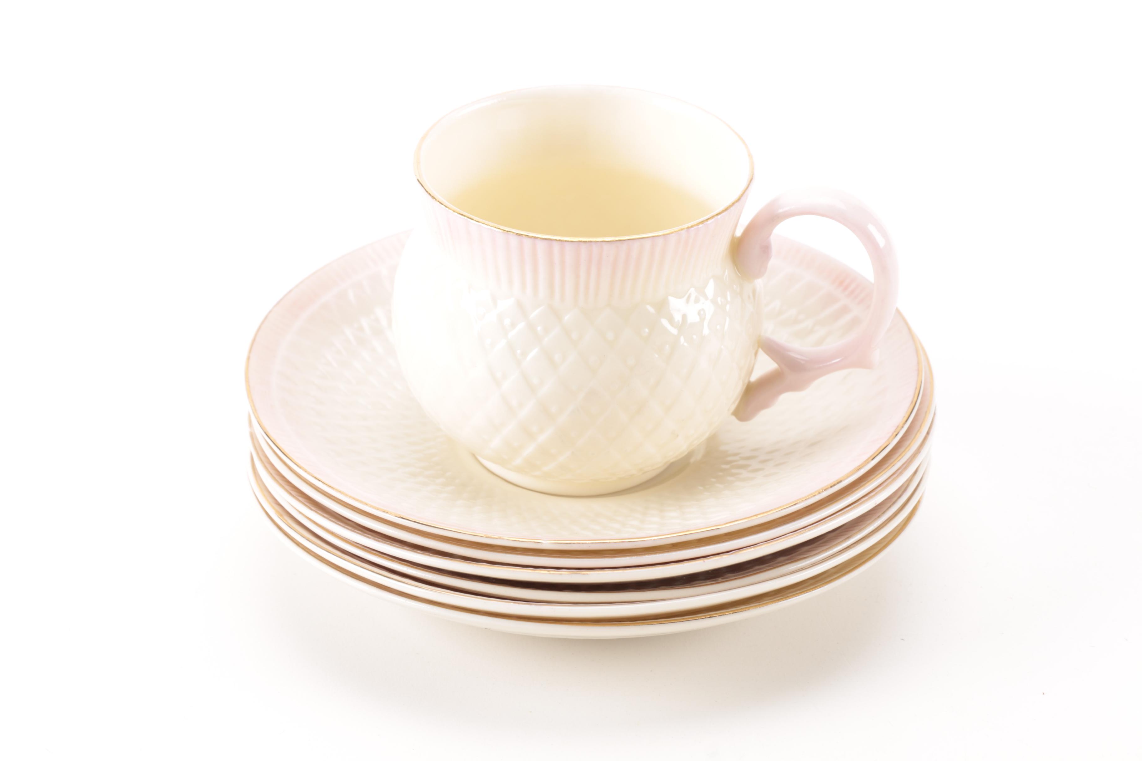 Belleek "Thistle" China Set