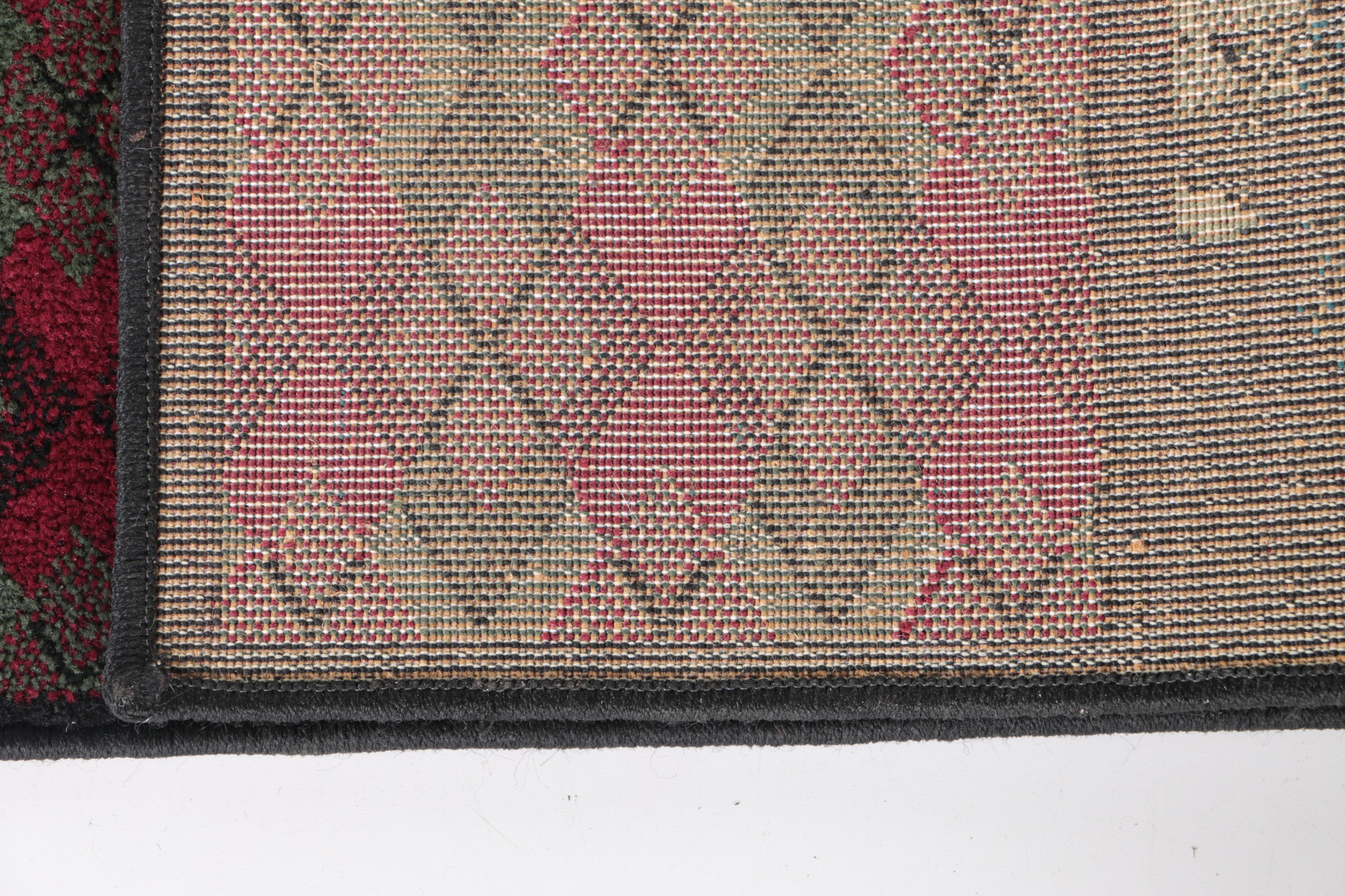 Power-Loomed English Hunt Pictorial Area Rug