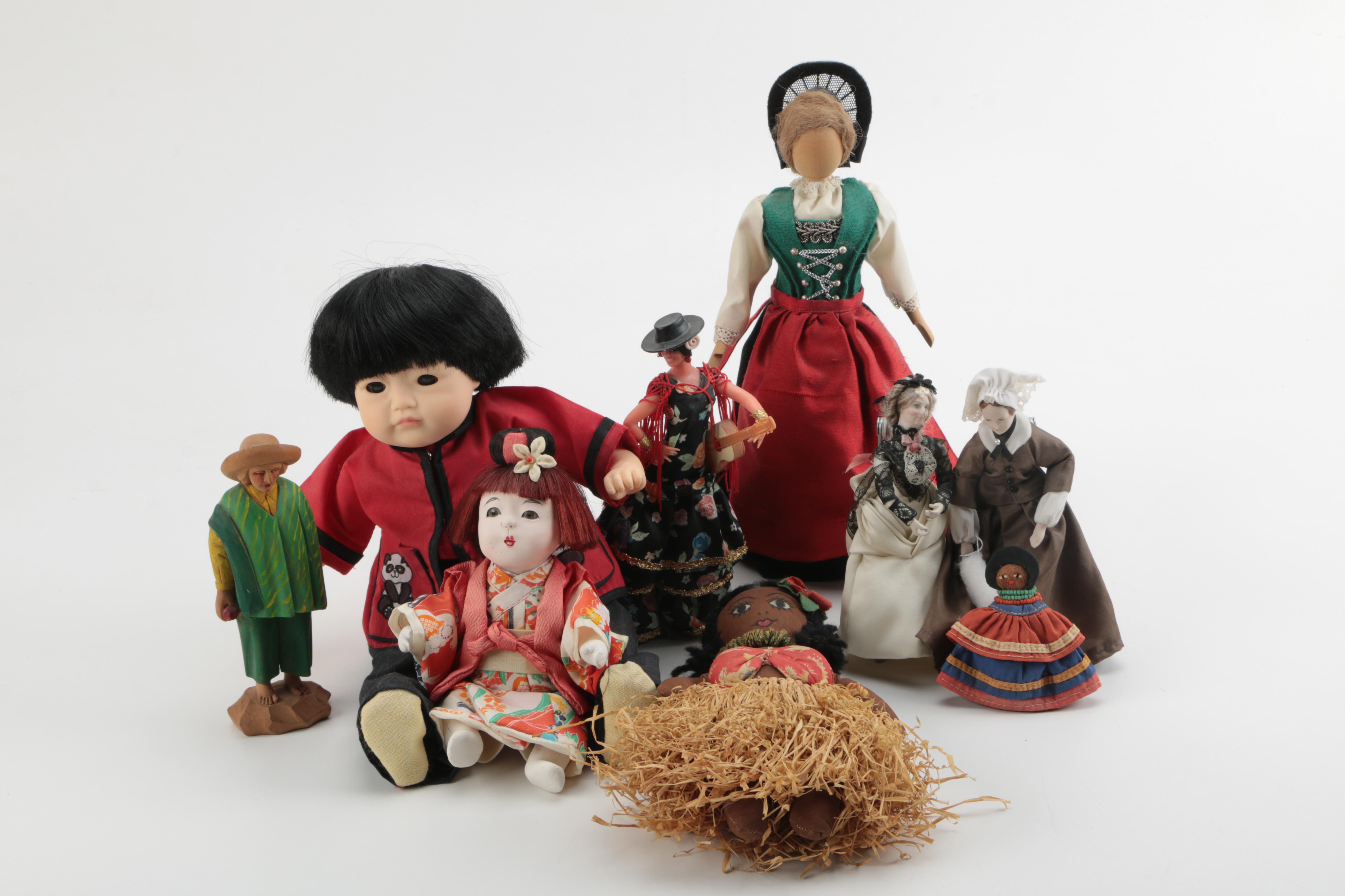 Assortment of Dolls