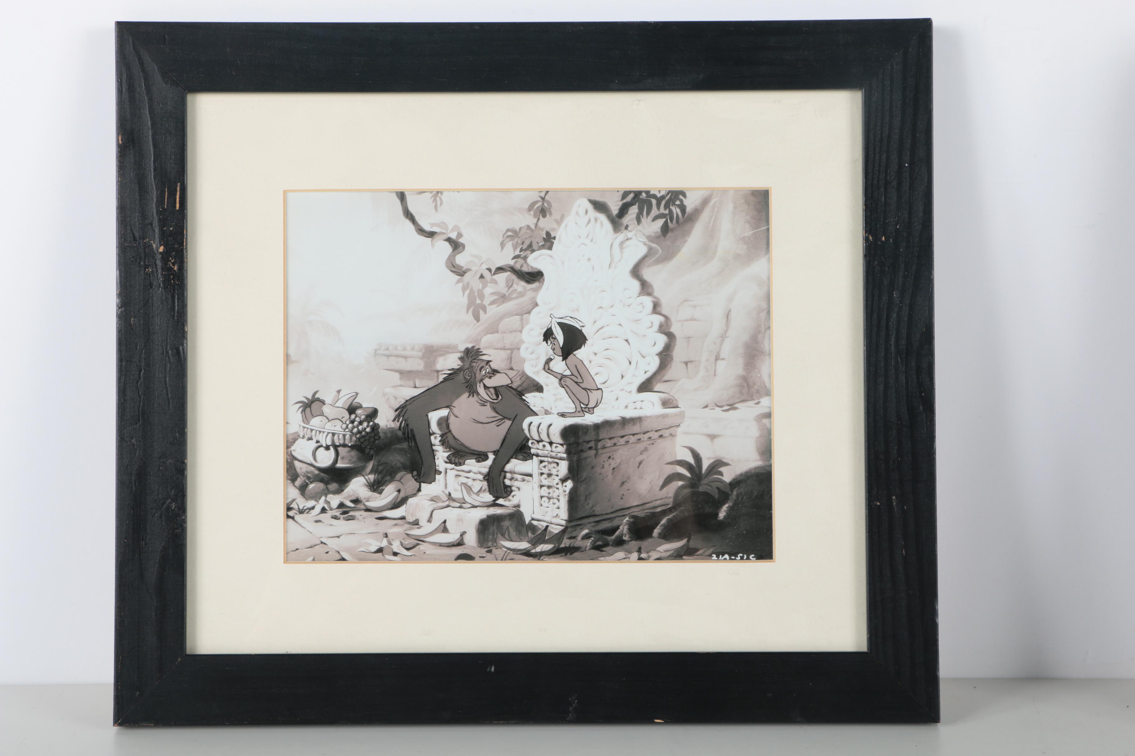 Assorted Black and White Reproduction Prints From Disney Golden Age Films