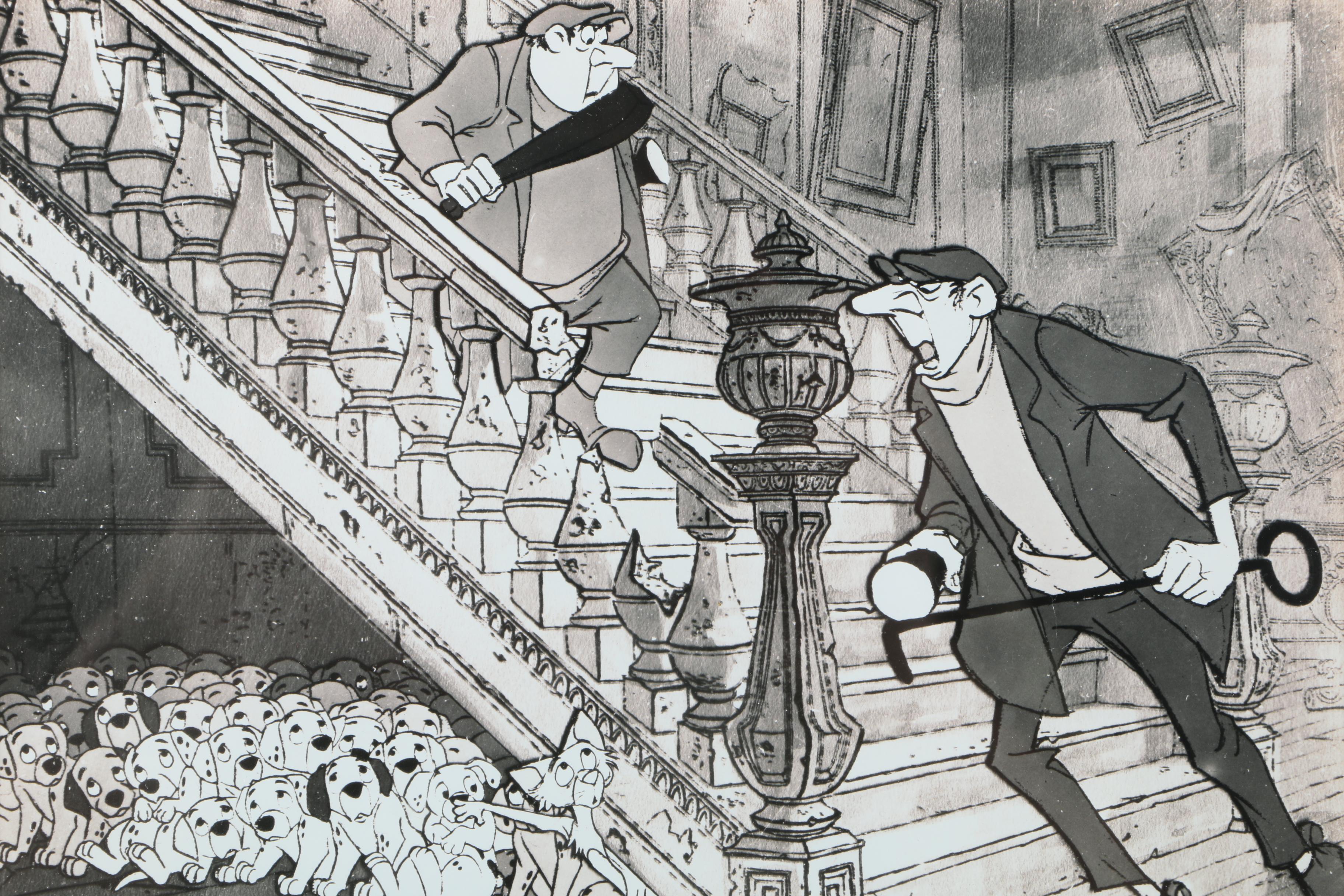 Assorted Black and White Reproduction Prints From Disney Golden Age Films