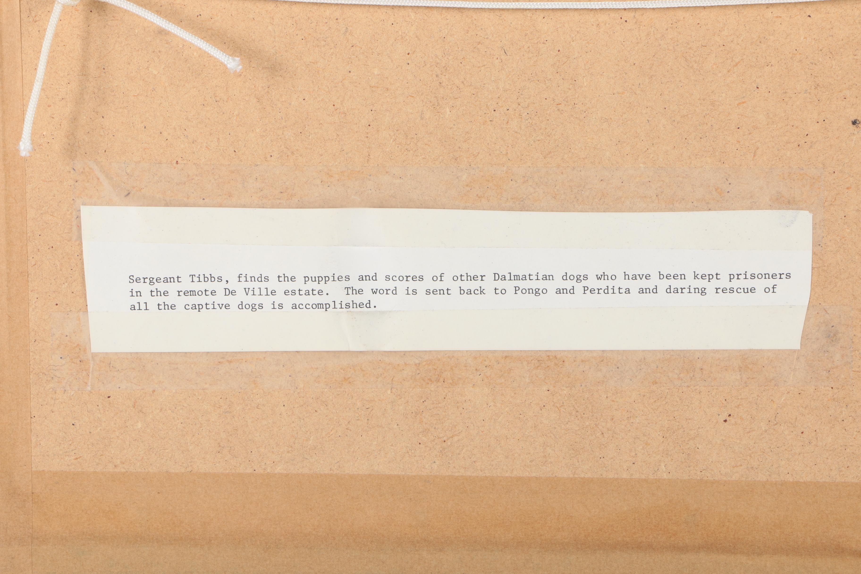 Assorted Black and White Reproduction Prints From Disney Golden Age Films