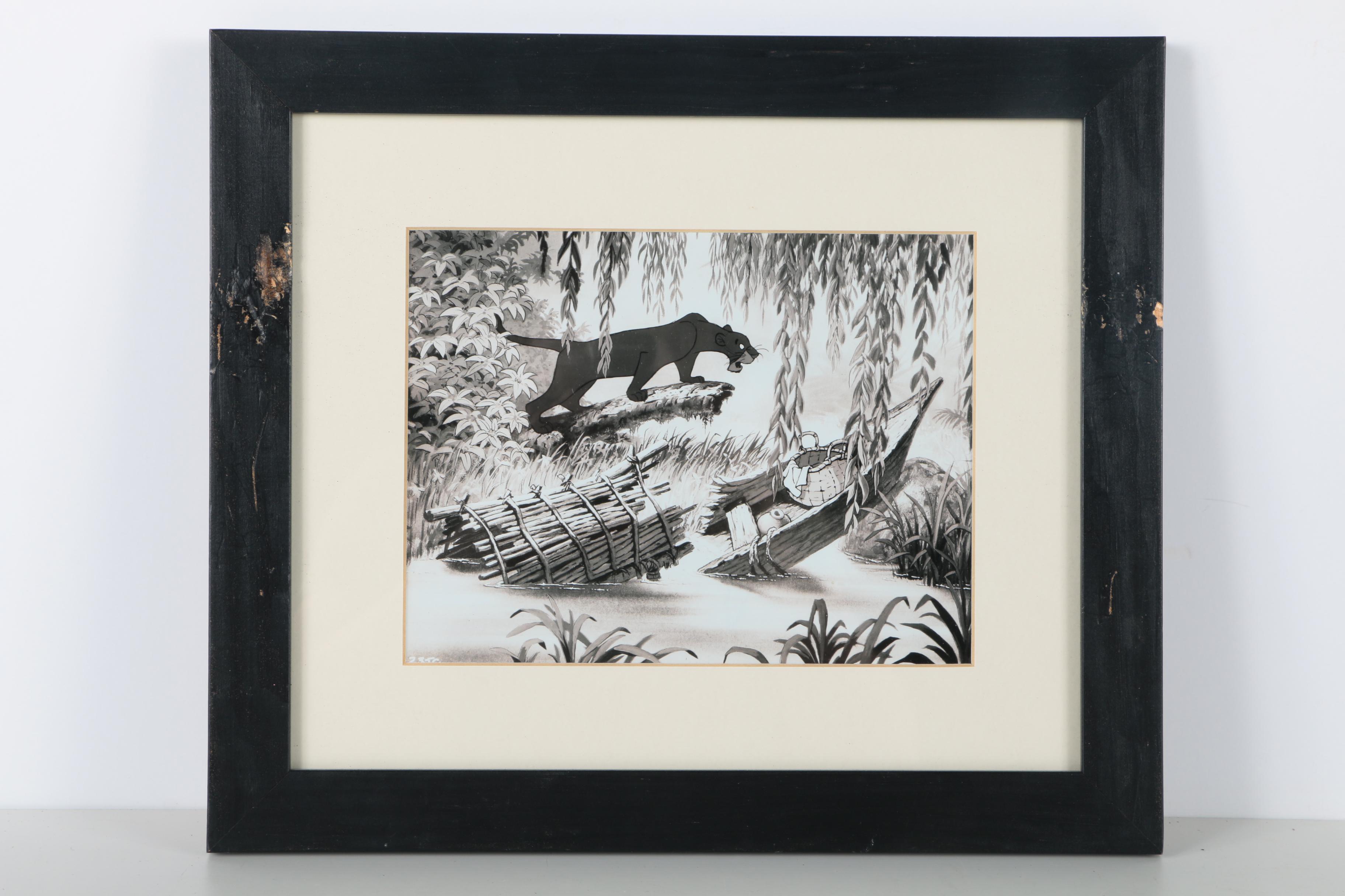 Assorted Black and White Reproduction Prints From Disney Golden Age Films
