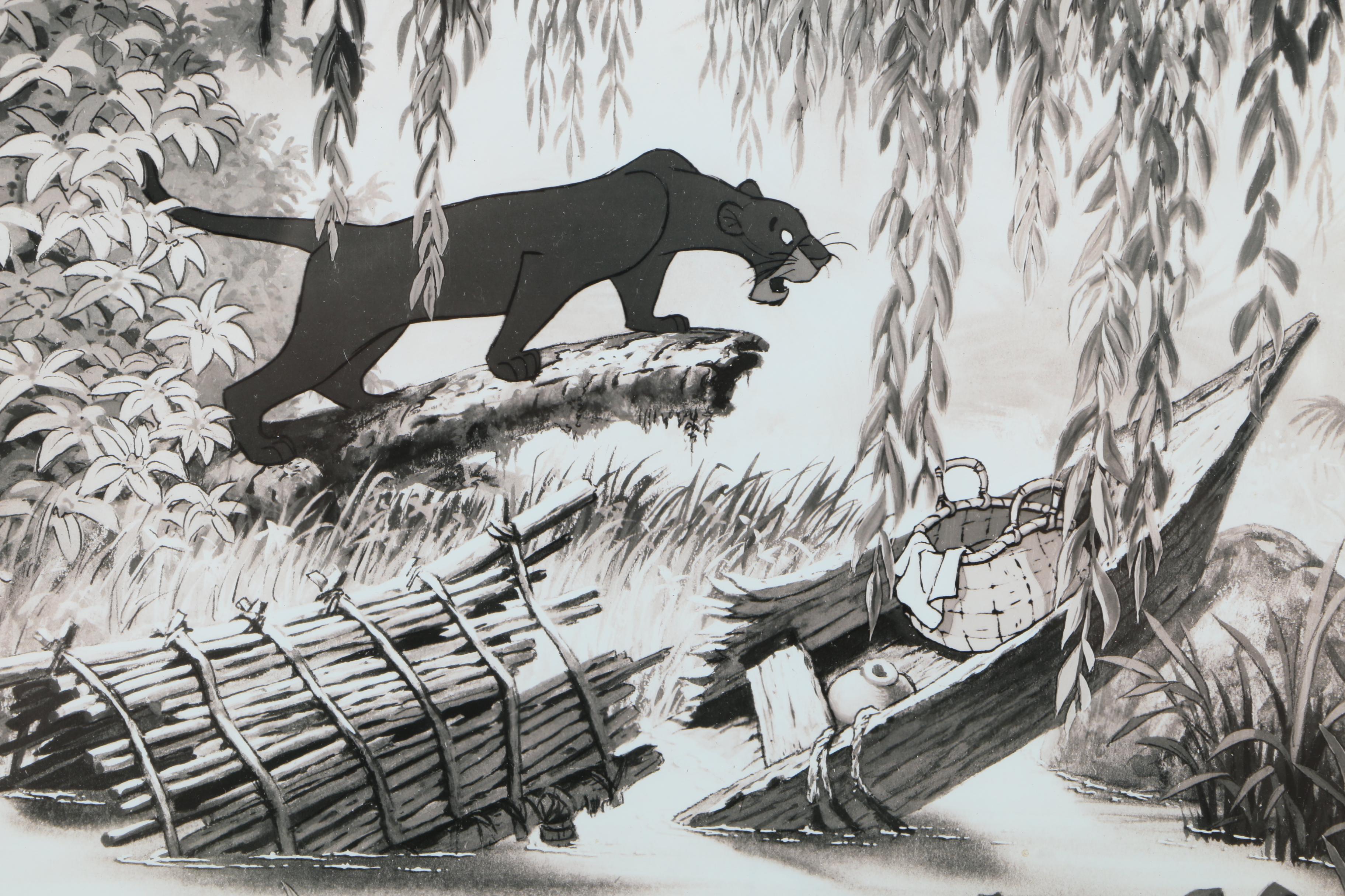 Assorted Black and White Reproduction Prints From Disney Golden Age Films