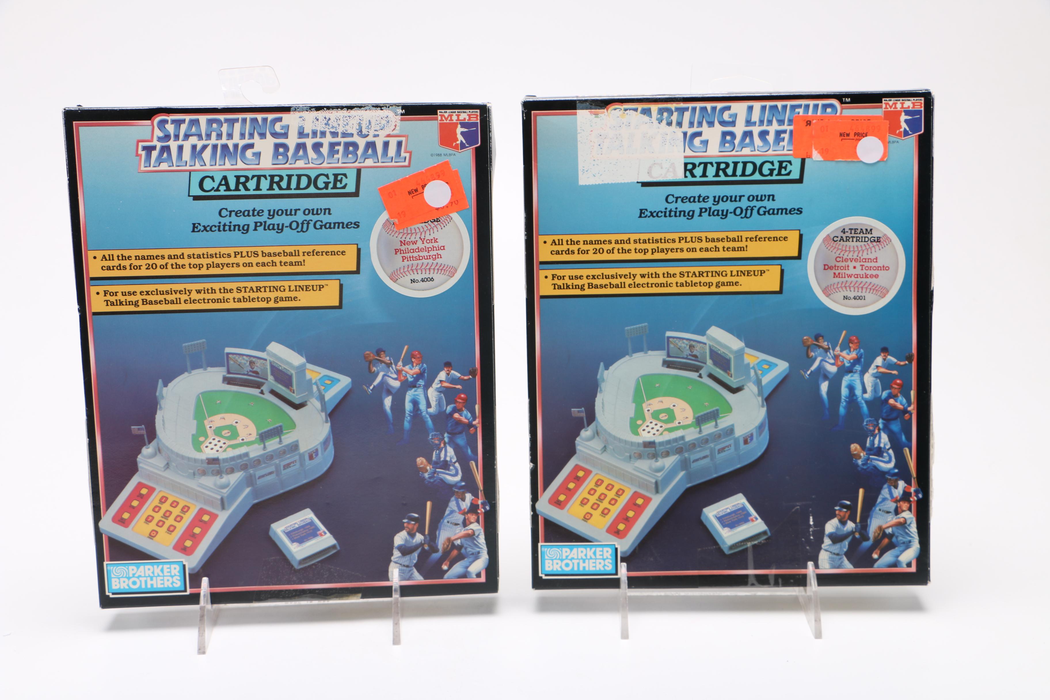 1988 Parker Brothers Starting Lineup Talking Baseball Game