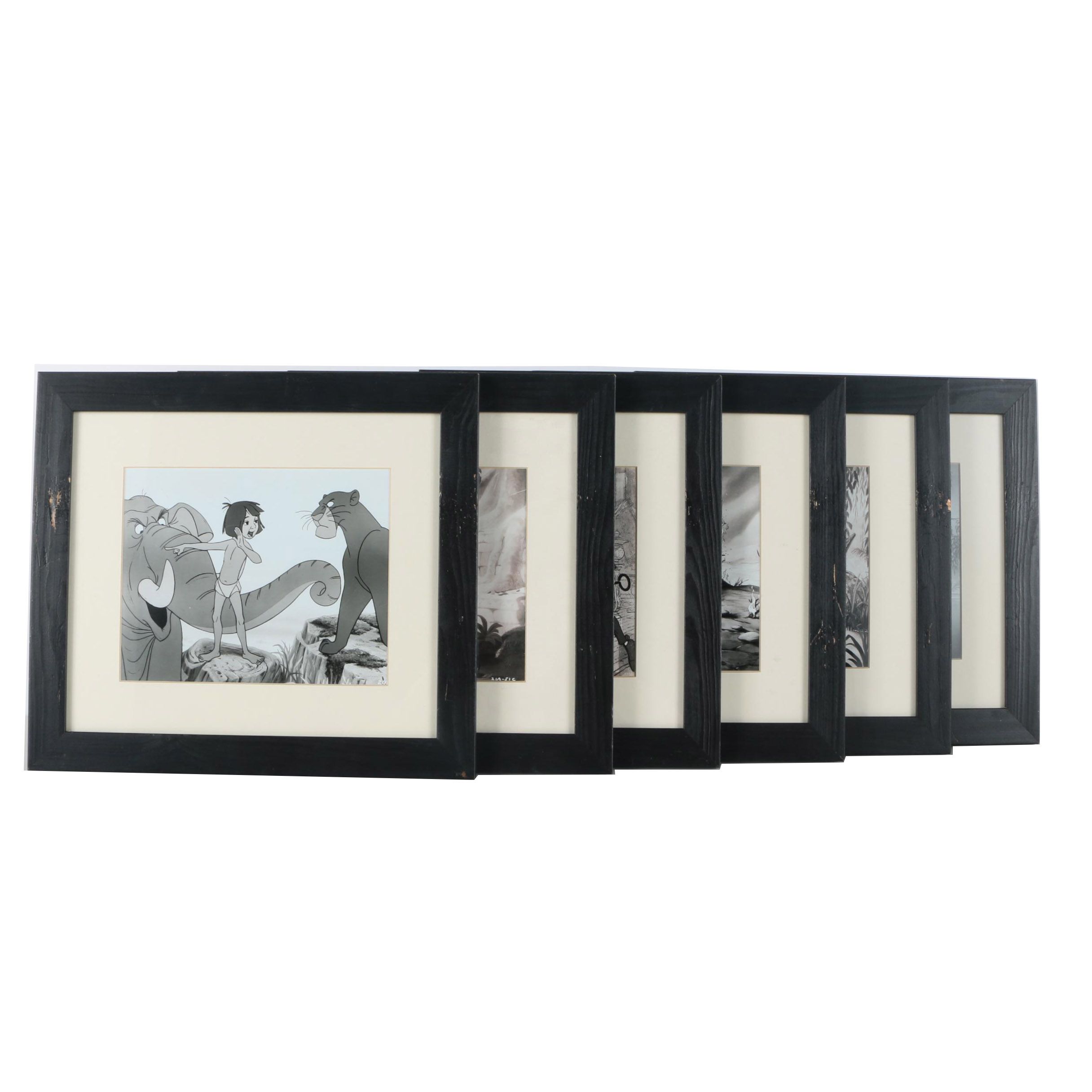 Assorted Black and White Reproduction Prints From Disney Golden Age Films