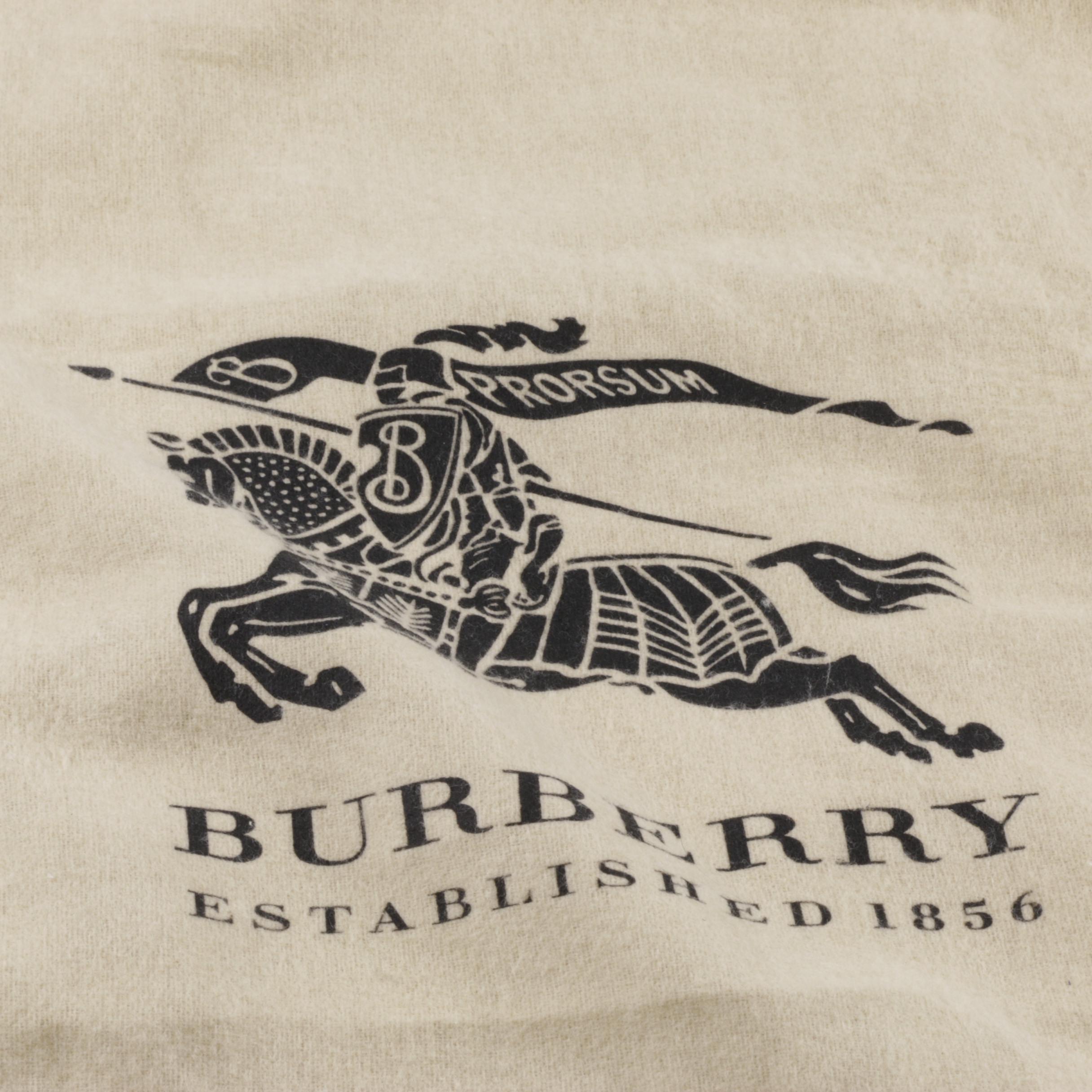 Burberry Coated Canvas Plaid Satchel with Dust Bag