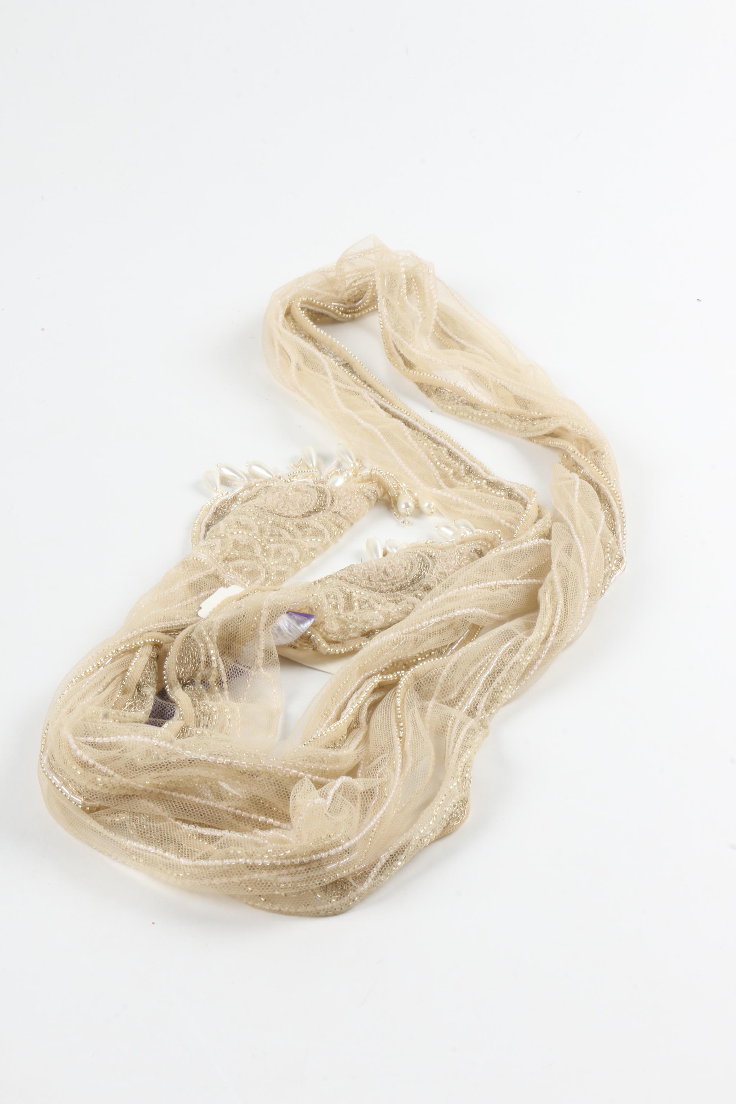 Ralph Lauren Collection Hand-Beaded Scarf