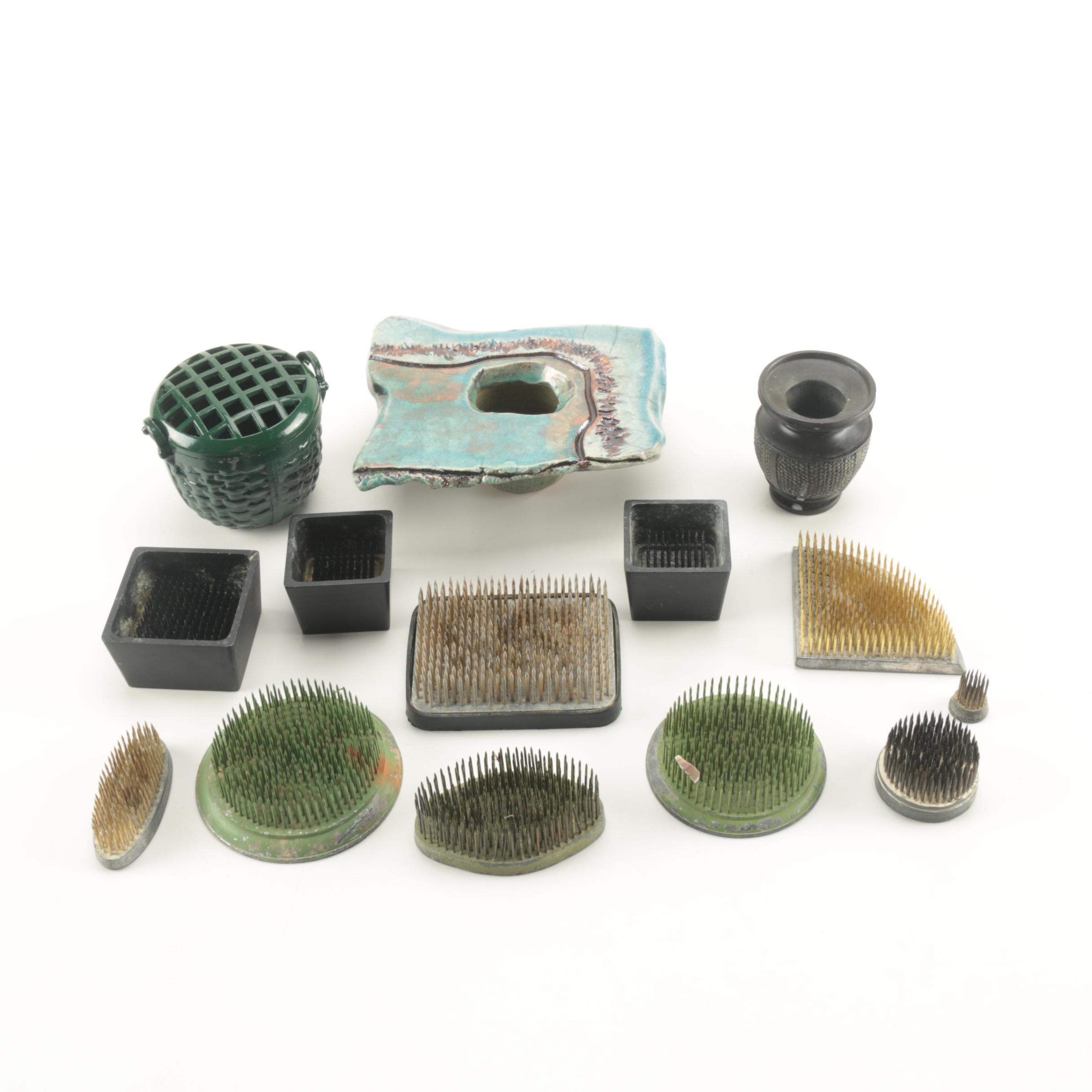 Grouping of Vintage Flower Frogs