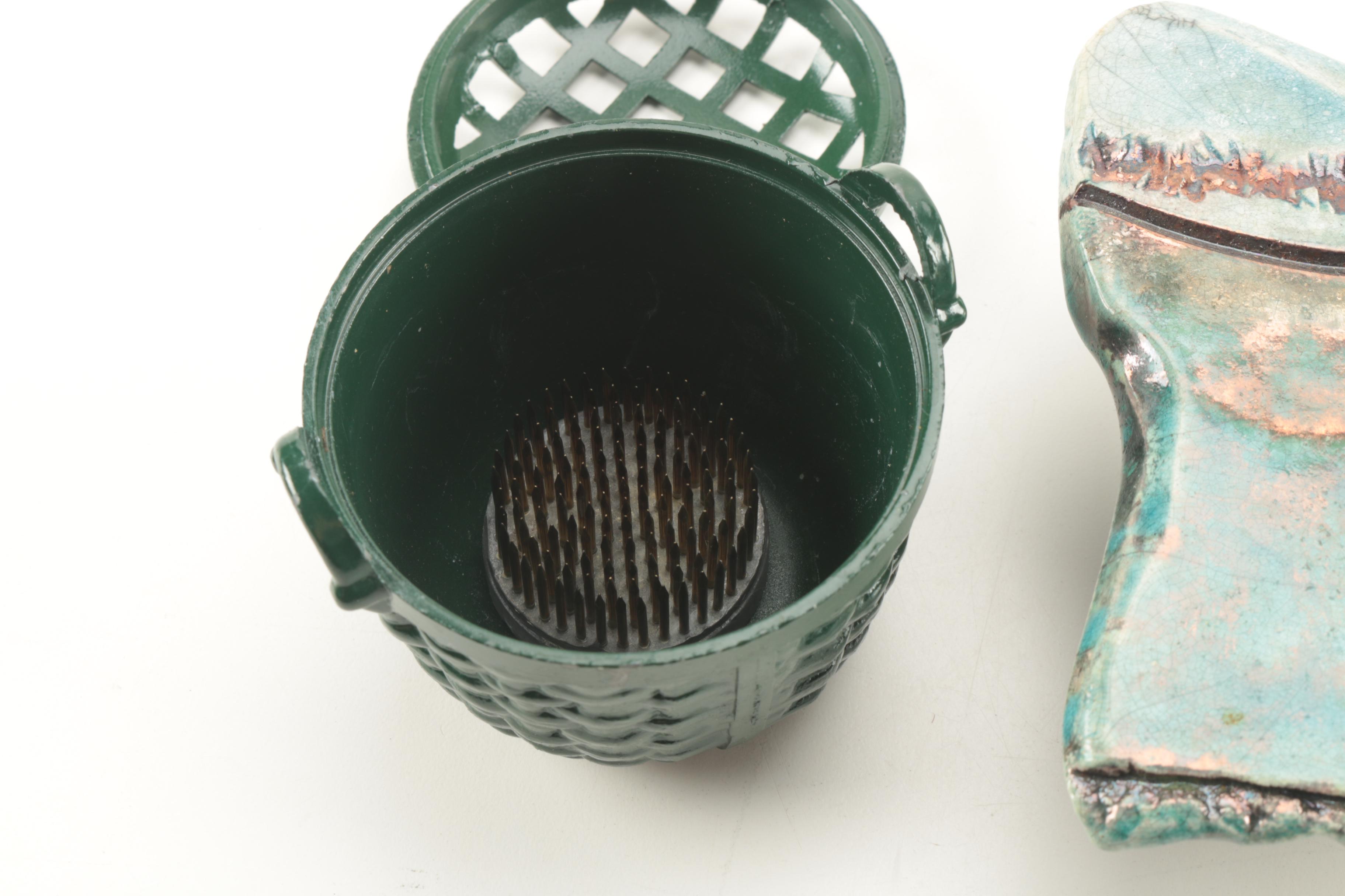 Grouping of Vintage Flower Frogs