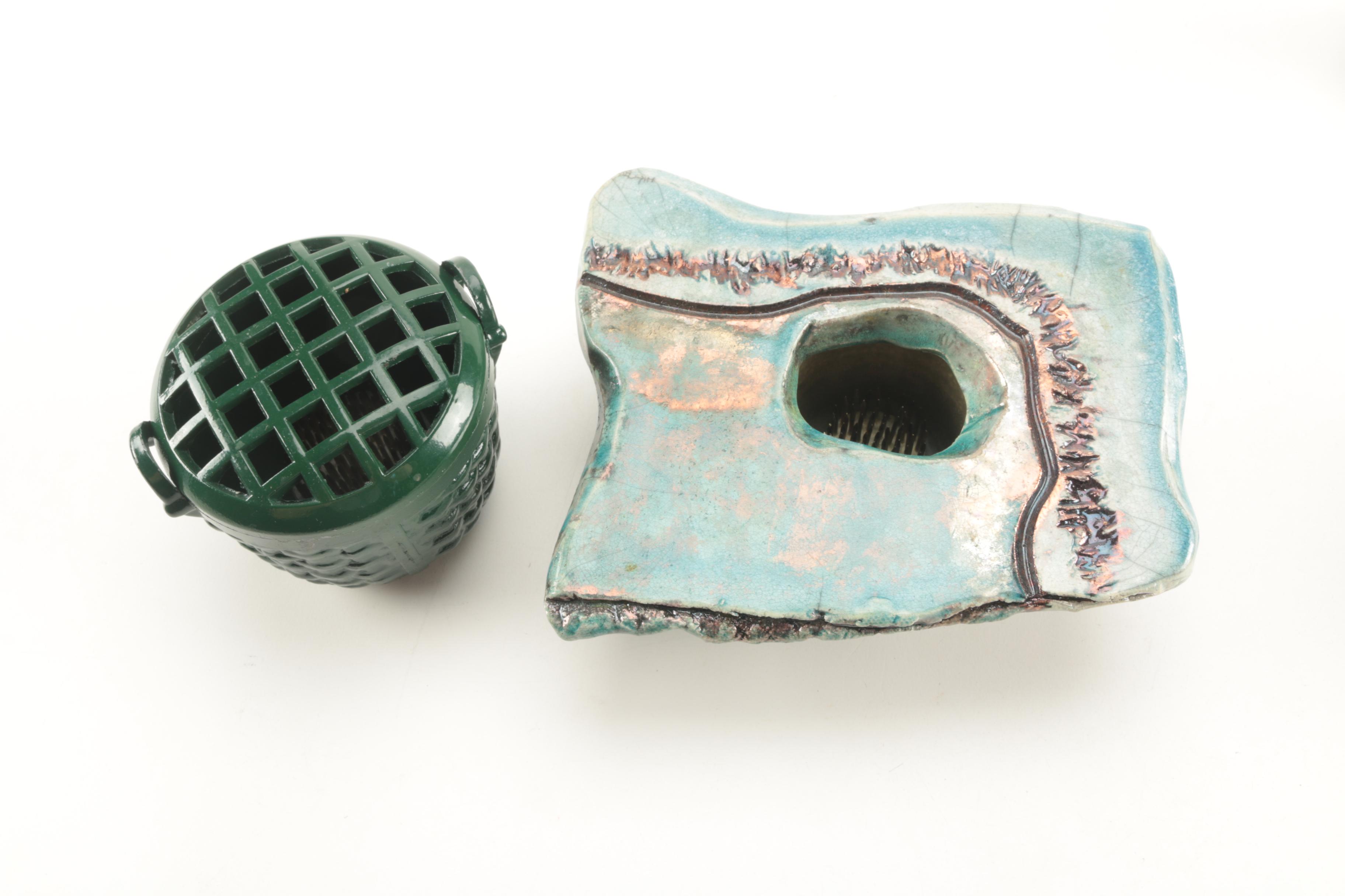 Grouping of Vintage Flower Frogs