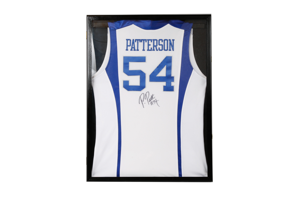 Framed University of Kentucky Patrick Patterson #54 Signed Jersey