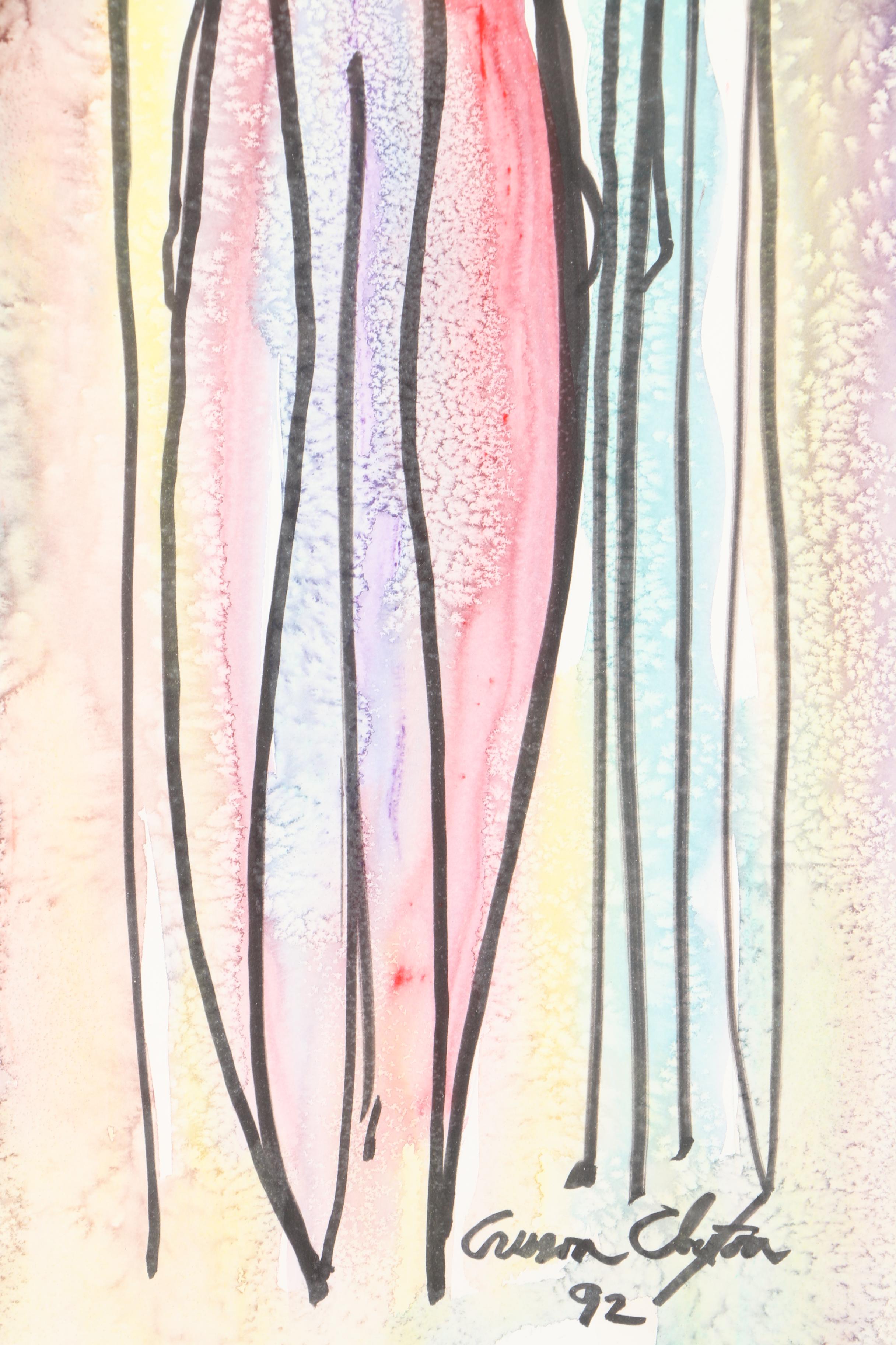 Crease Clayton Mixed Media Painting "Benefit Ball Bunch"