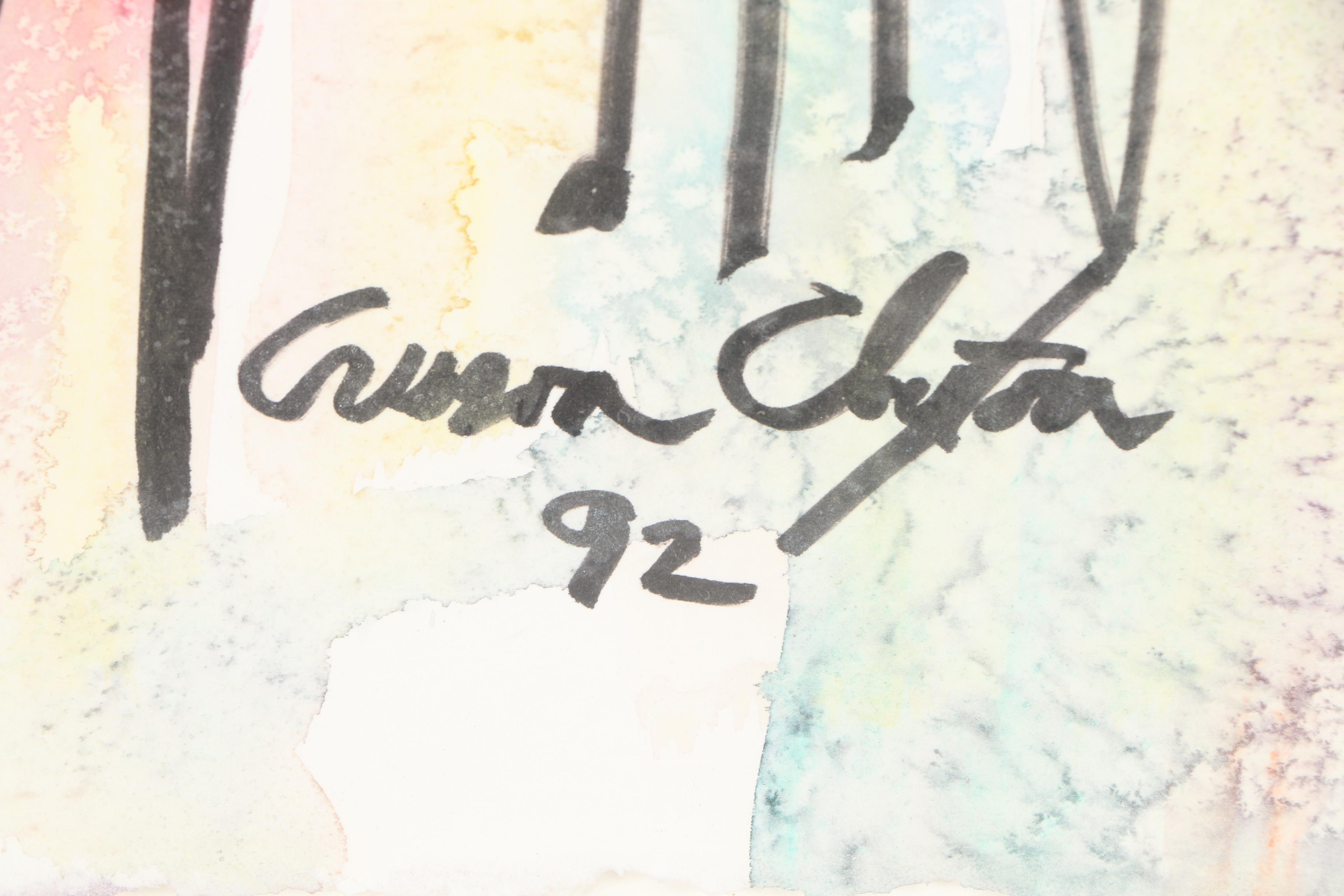 Crease Clayton Mixed Media Painting "Benefit Ball Bunch"