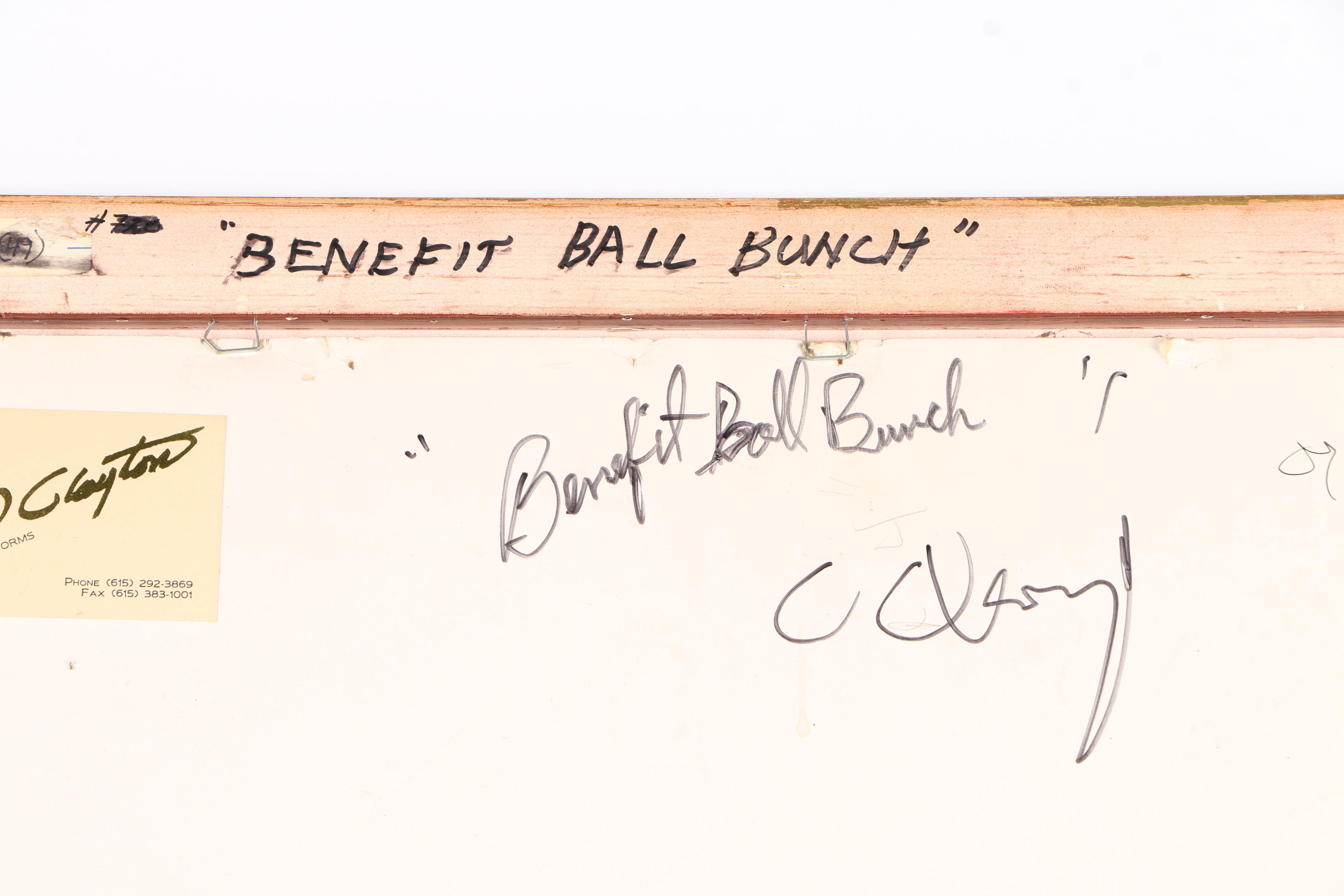 Crease Clayton Mixed Media Painting "Benefit Ball Bunch"