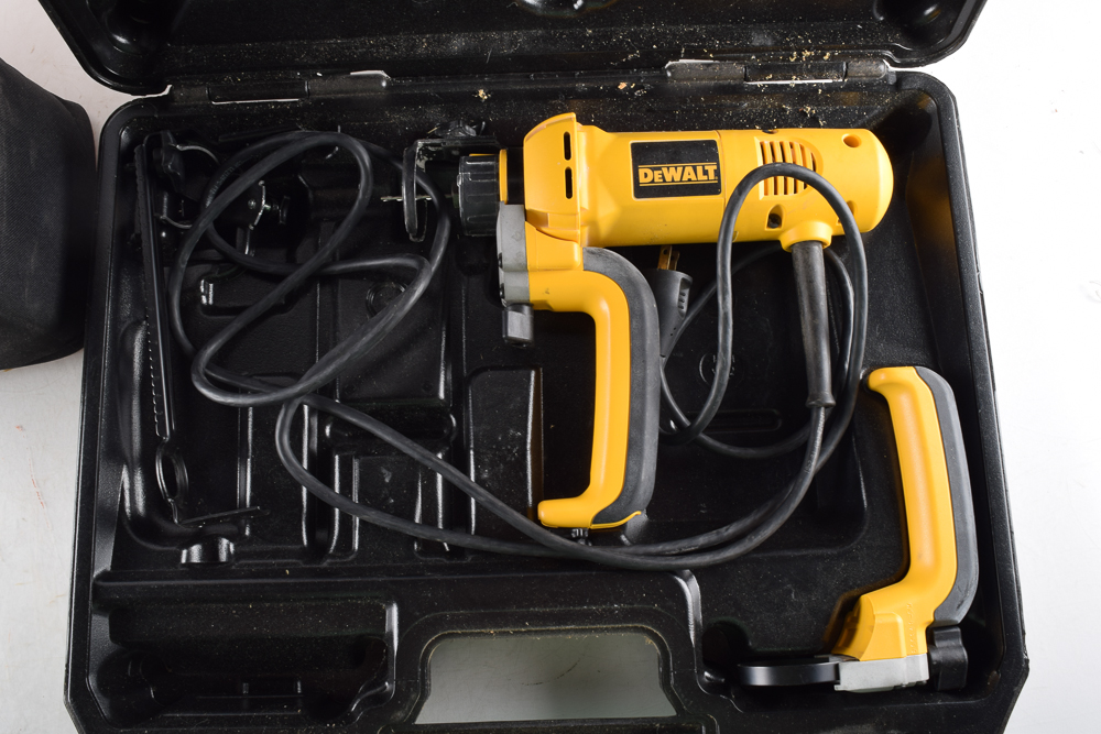 Ridgid Electric Hand Sander and DeWalt DW 660 Electric Drill