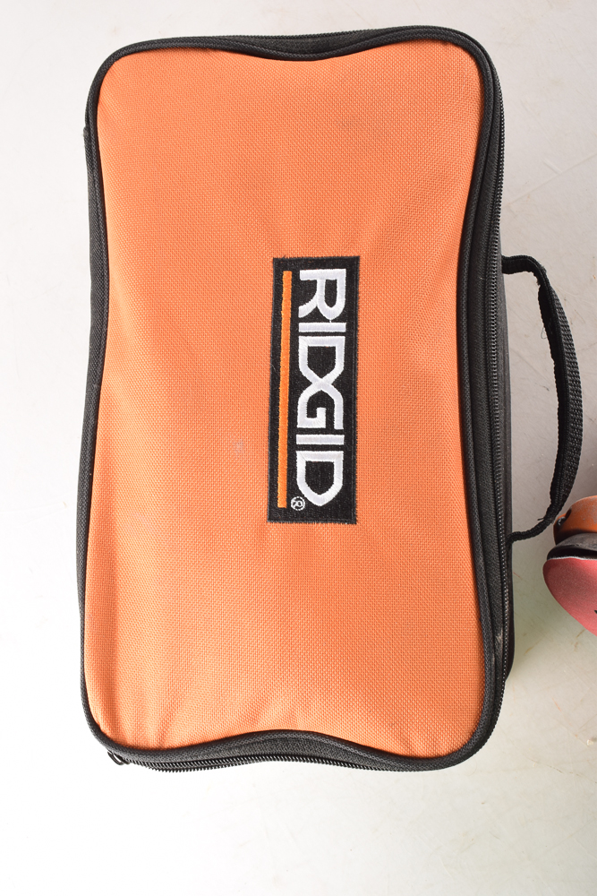 Ridgid Electric Hand Sander and DeWalt DW 660 Electric Drill