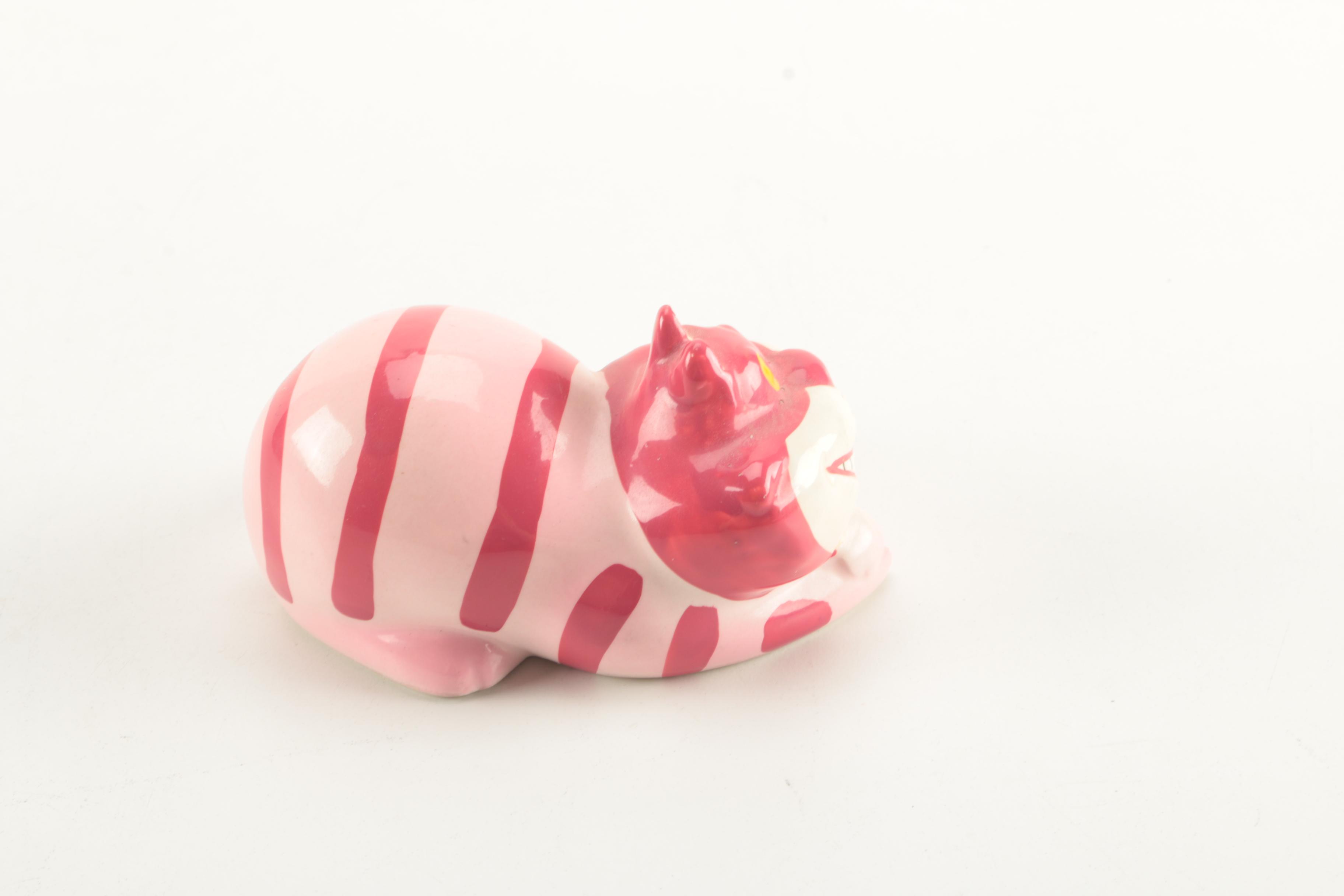 Disney's "Alice in Wonderland" Cheshire Cat Print and Figurine